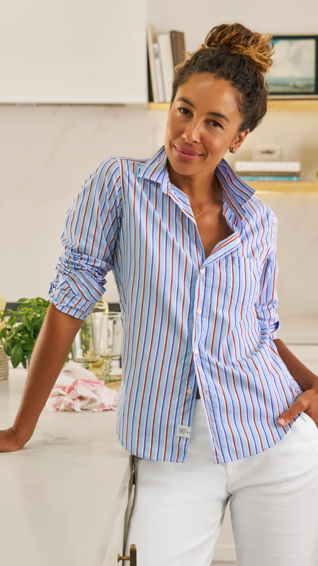 Frank & Eileen Barry Tailored Button Up Shirt