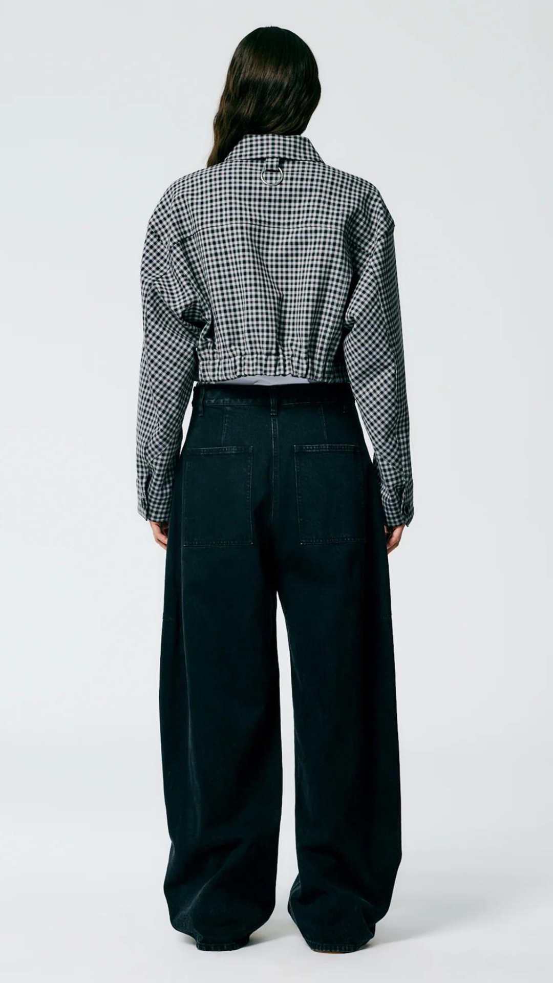 Tibi Black Denim Sid Jean