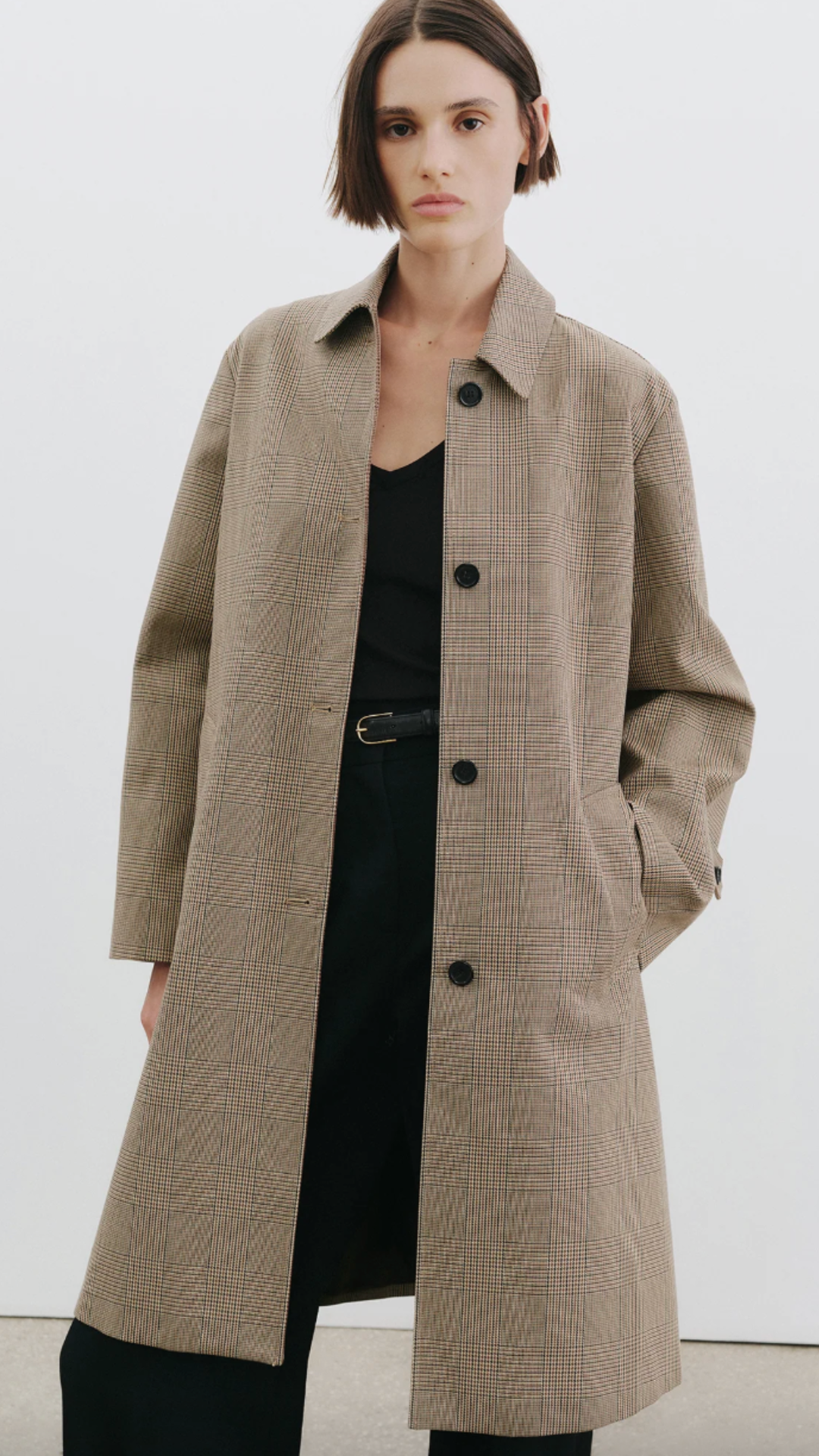 Nili Lotan Watson Duster Coat in Beige