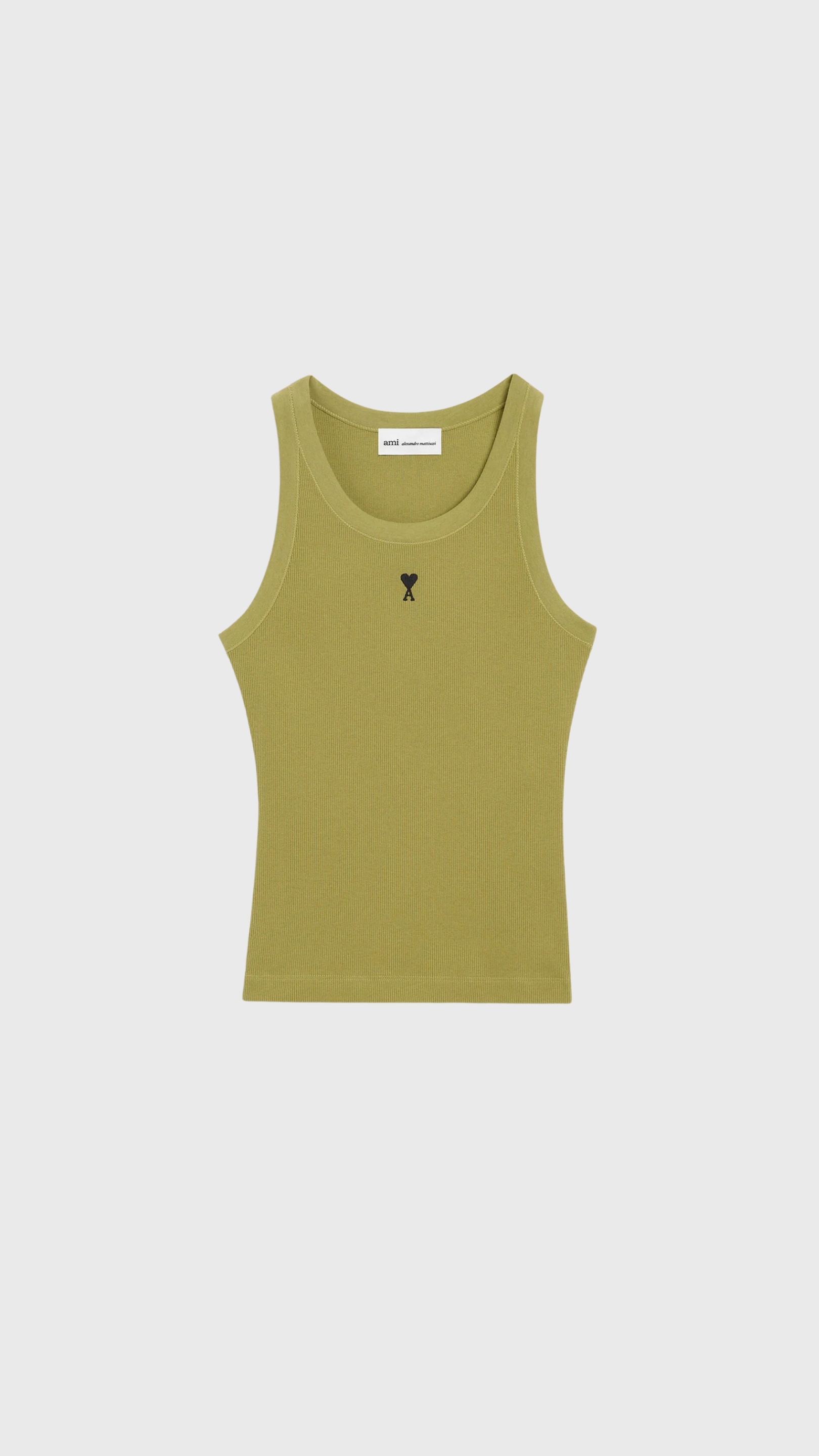 Ami Cotton Ami De Coeur Tank