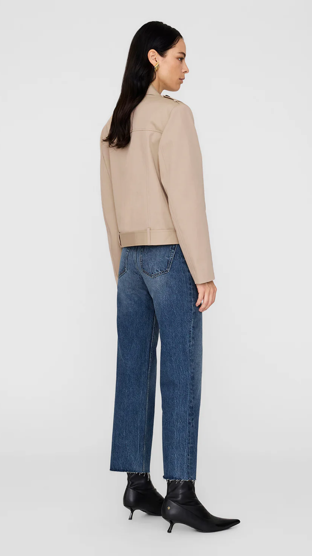 Anine Bing Greer Jacket in Taupe