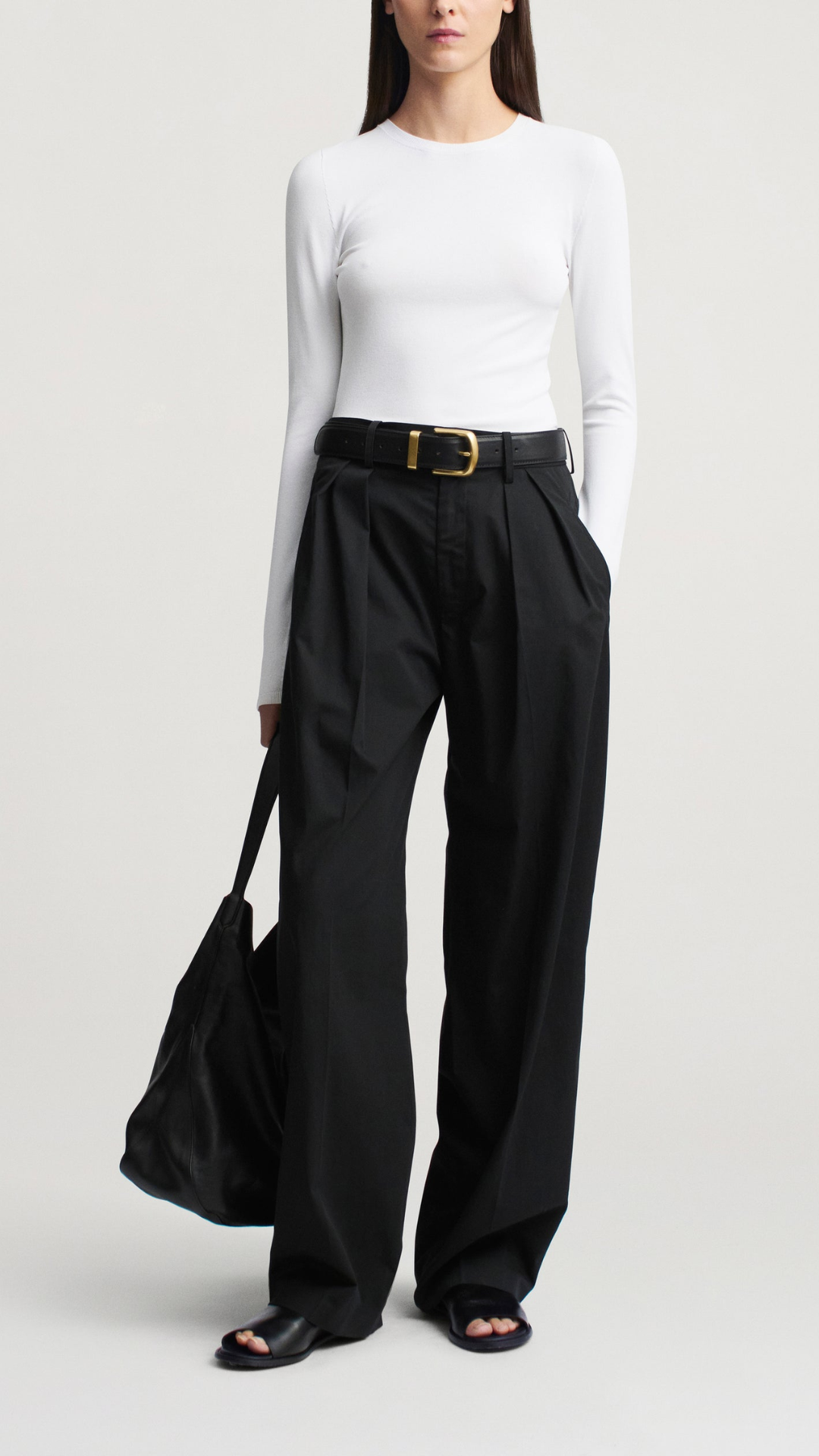 Kallmeyer Joel Pleated Trouser in Black