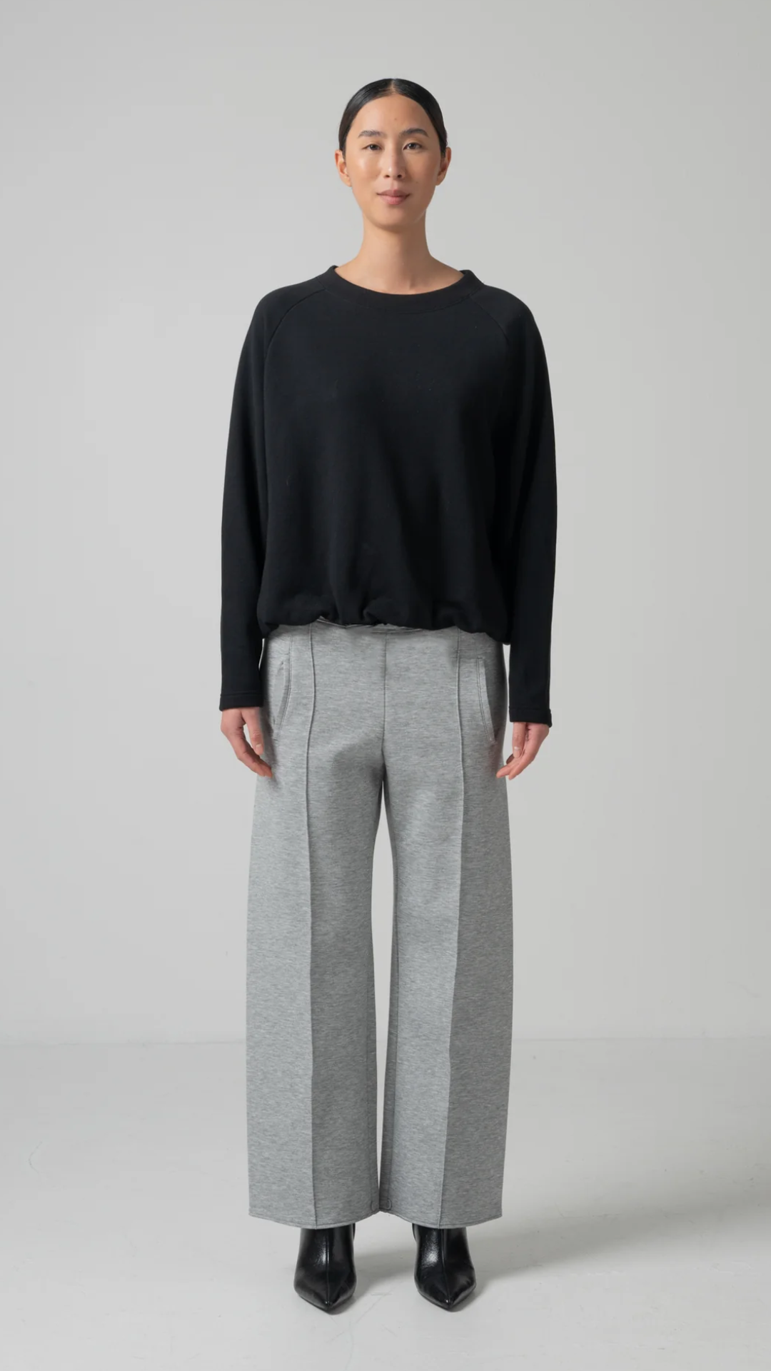 Cog The Big Smoke Galaxy Semi-wide Trousers in Light Grey
