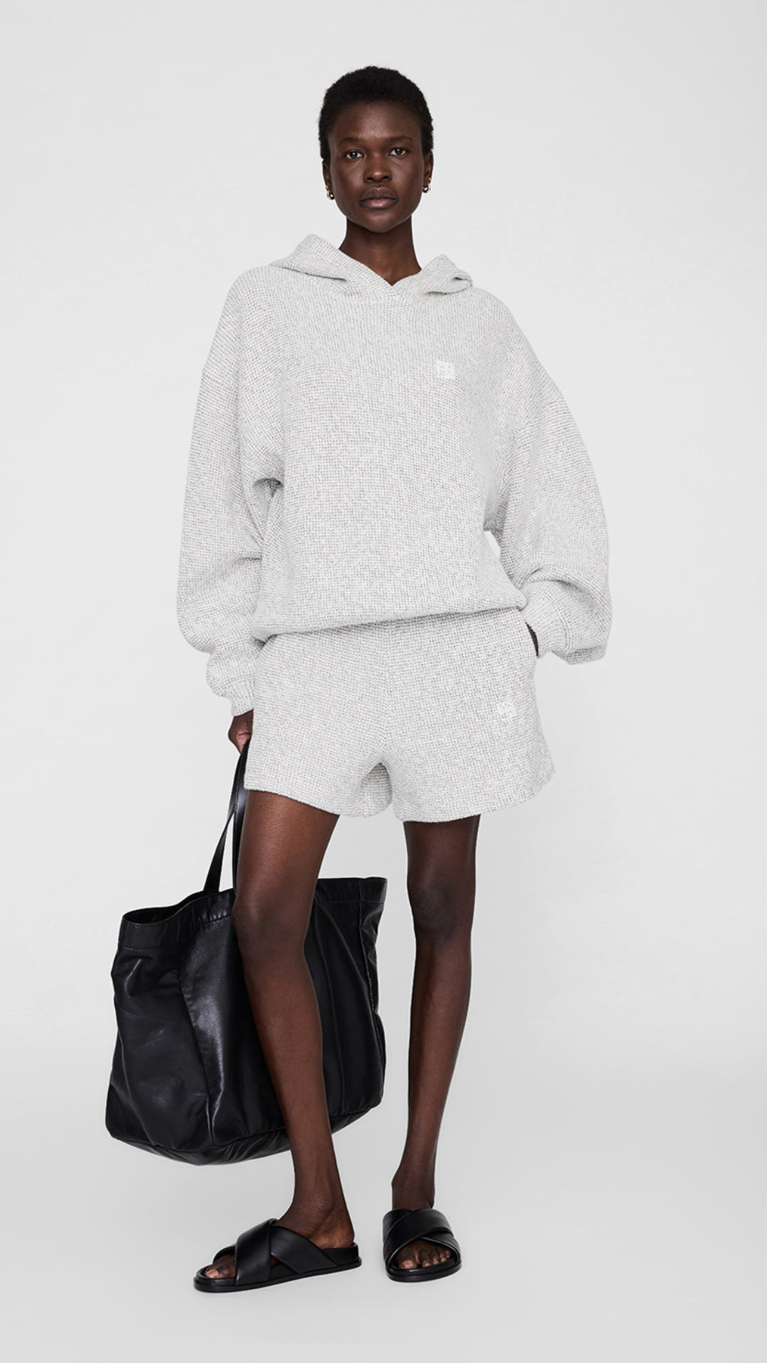 Anine Bing Alec Hoodie Monogram in Multi