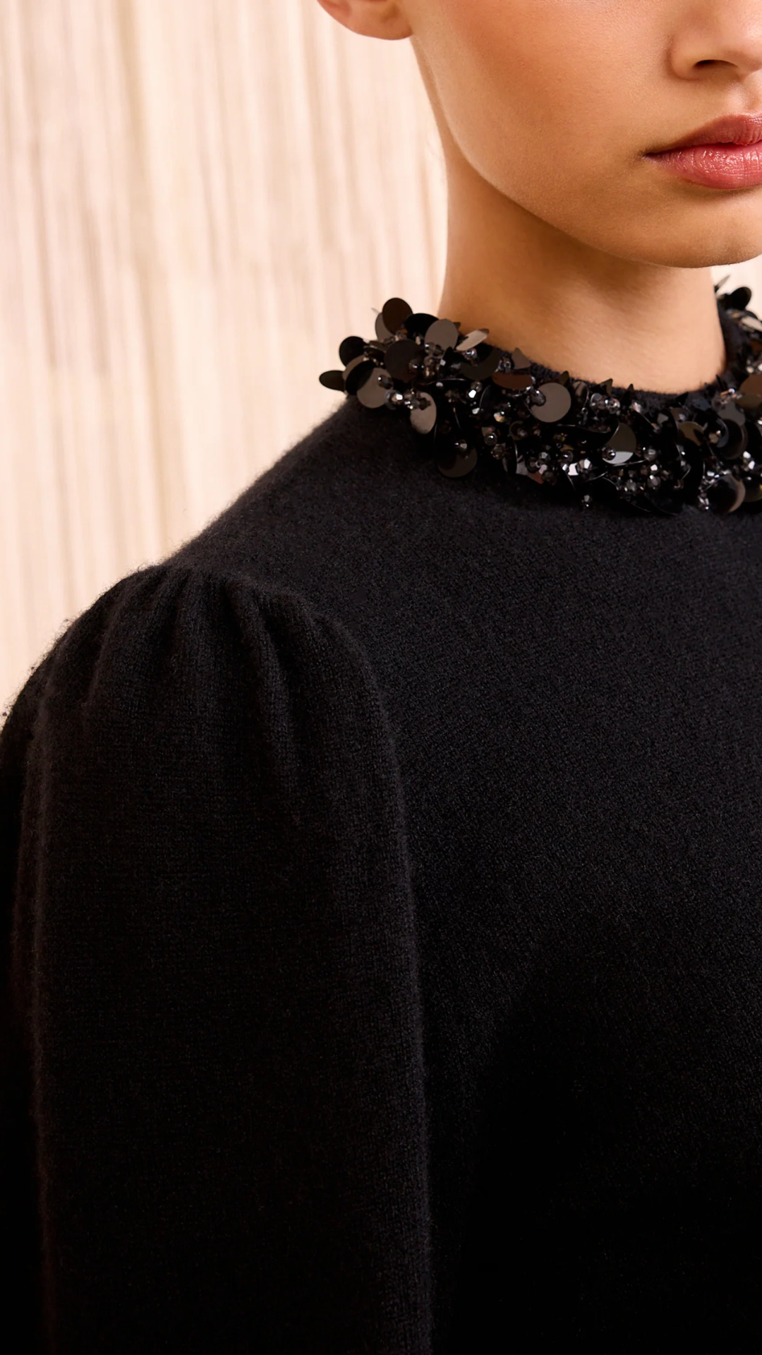 Ulla Johnson Kalani Pullover Sweater in Noir