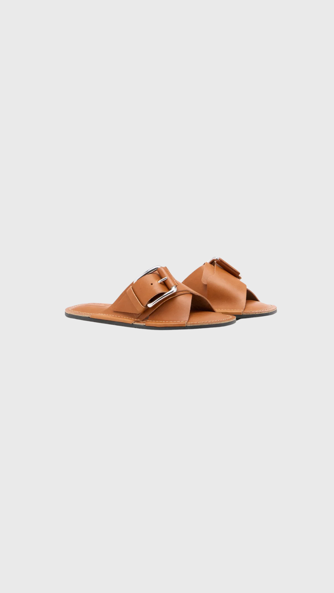 Plan C Flat Rope Sandal in Tan
