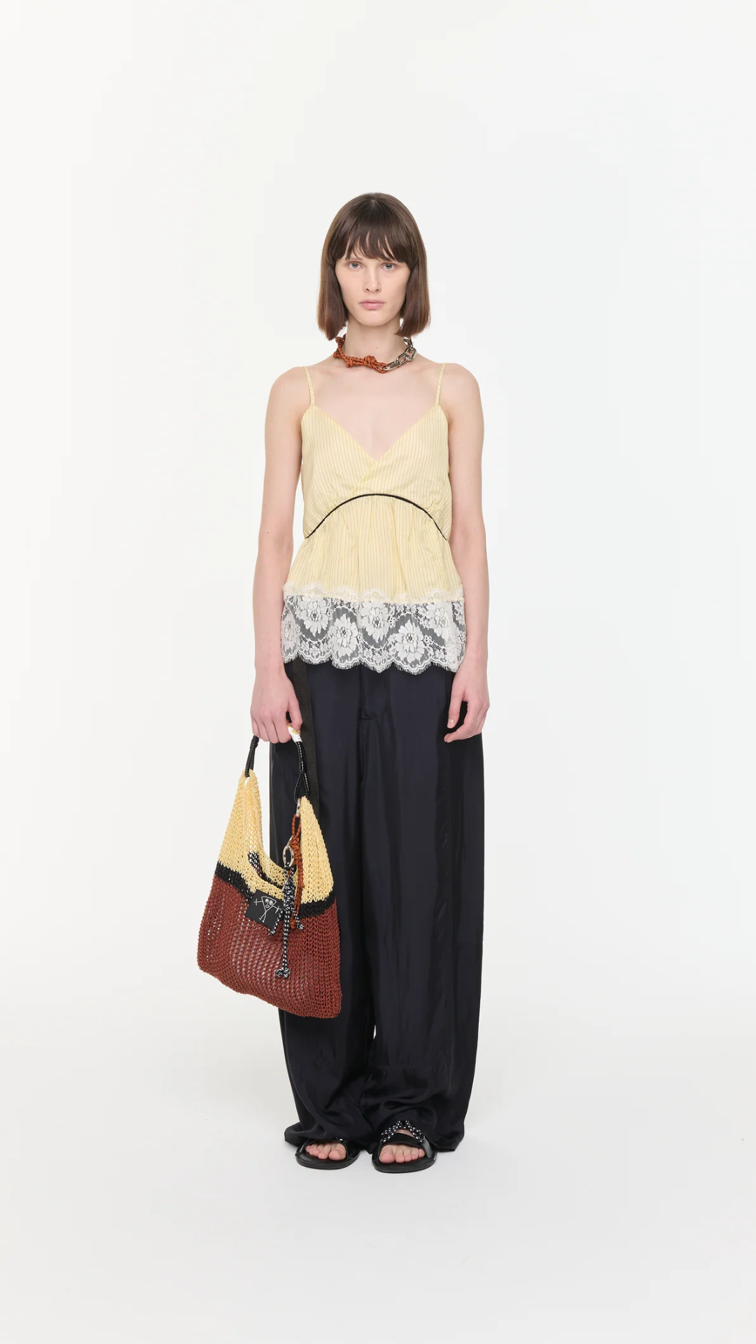 Plan C Cami Tank Top in Yellow