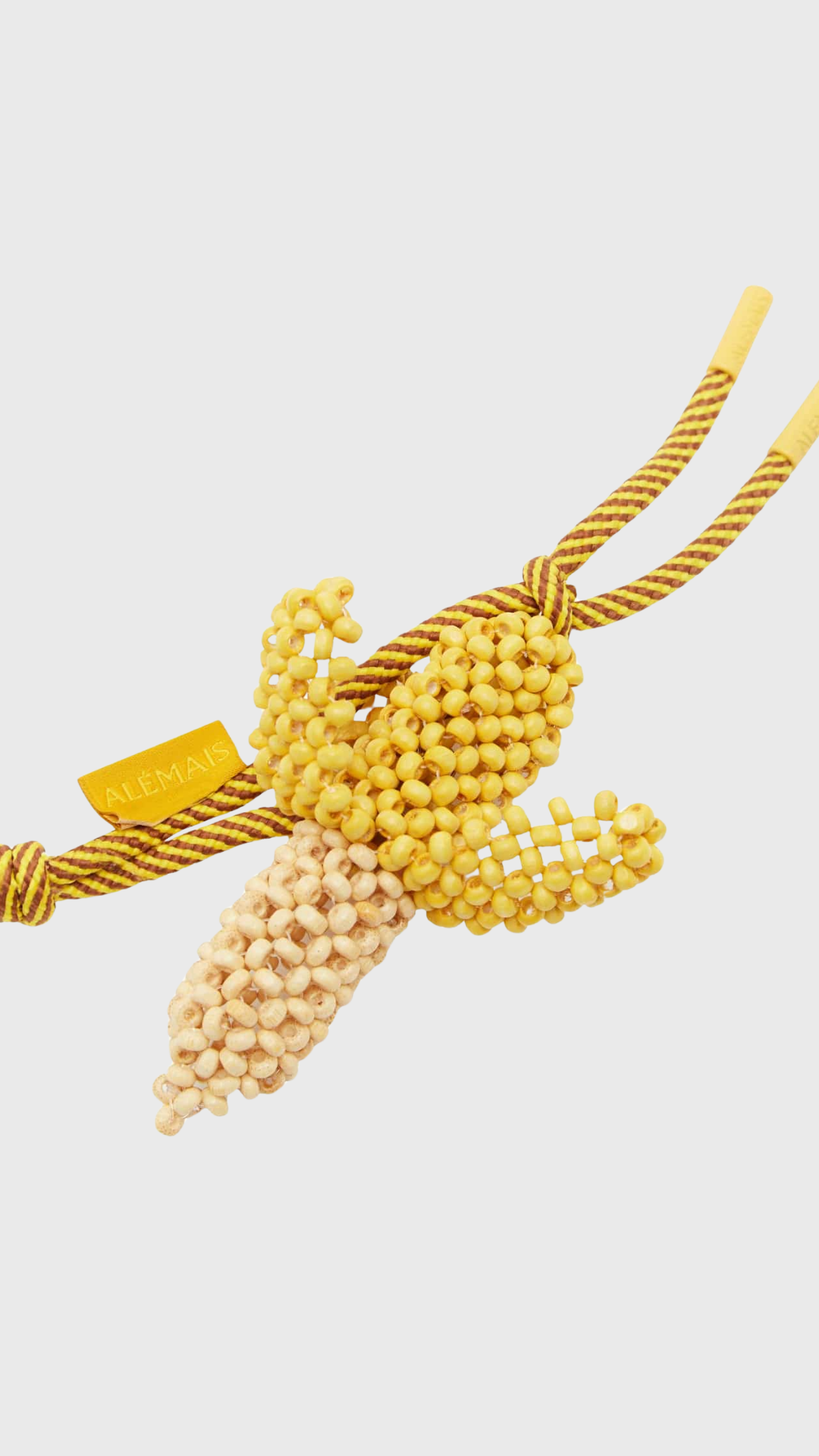 ALÉMAIS Mona Banana Bag Charm in Yellow