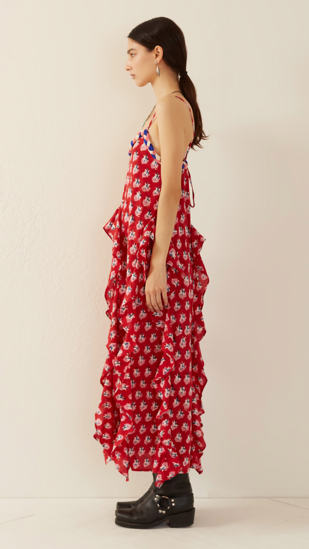 Alix of Bohemia Filipa Flower Ruffle Dress