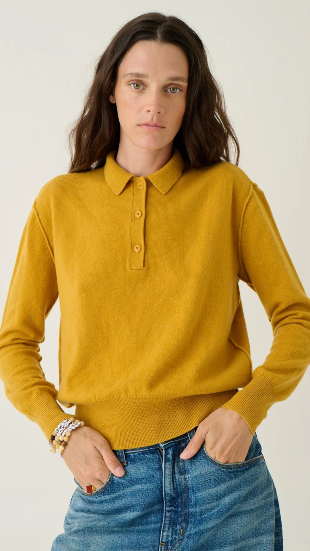 Jamie Haller The Polo Top in Amber