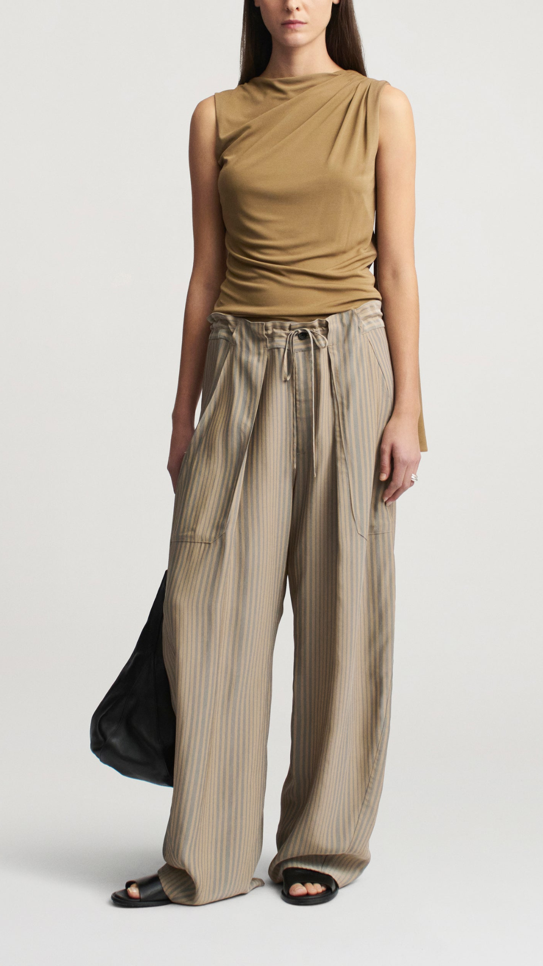 Kallmeyer Clemence Stripe Pant in Tidal