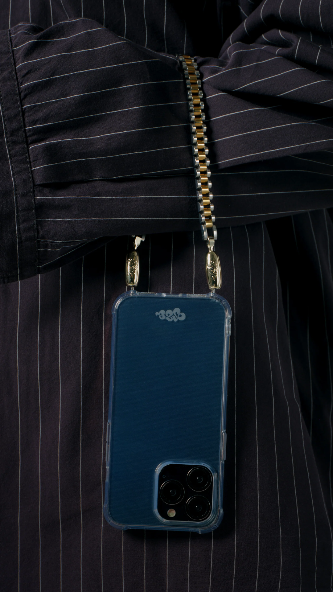 Ossa Jubilee Watchband Wristlet in Gold/Rhodium