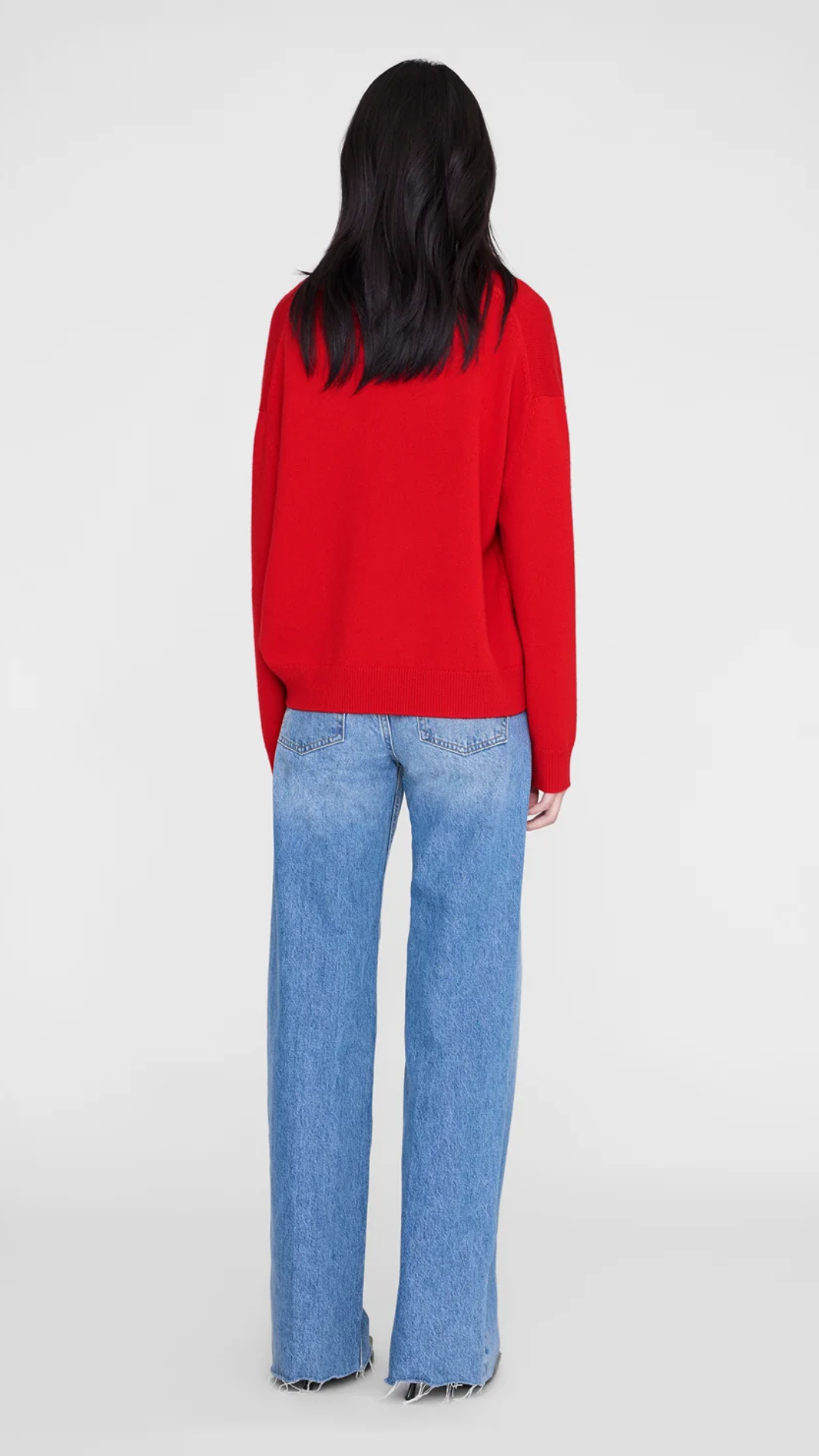 Anine Bing Lee Sweater in Tango Red