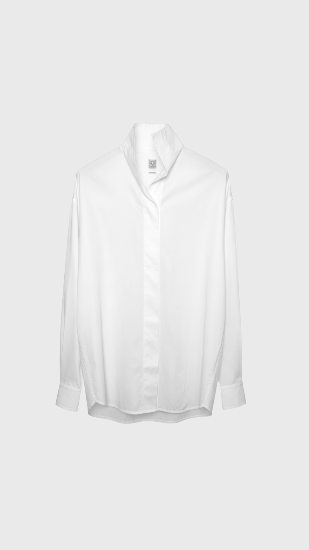 Toteme Sharp Poplin Shirt in White
