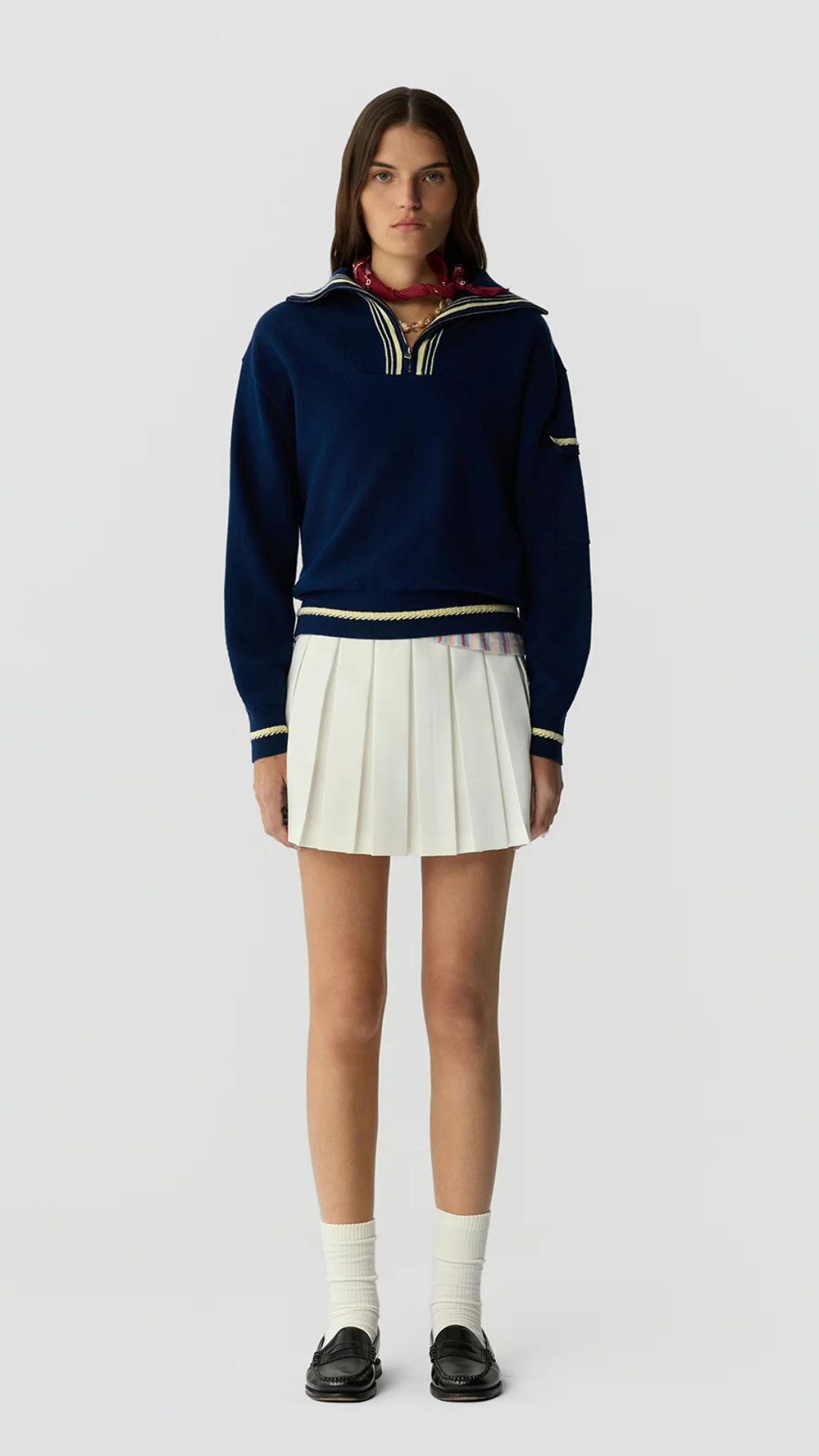 Guest In Residence Jib Polo in Navy