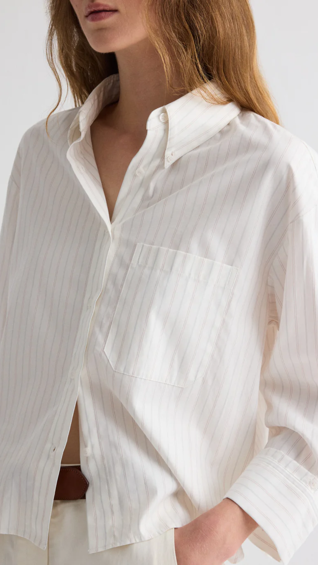 TWP J.D Shirt in White Multi