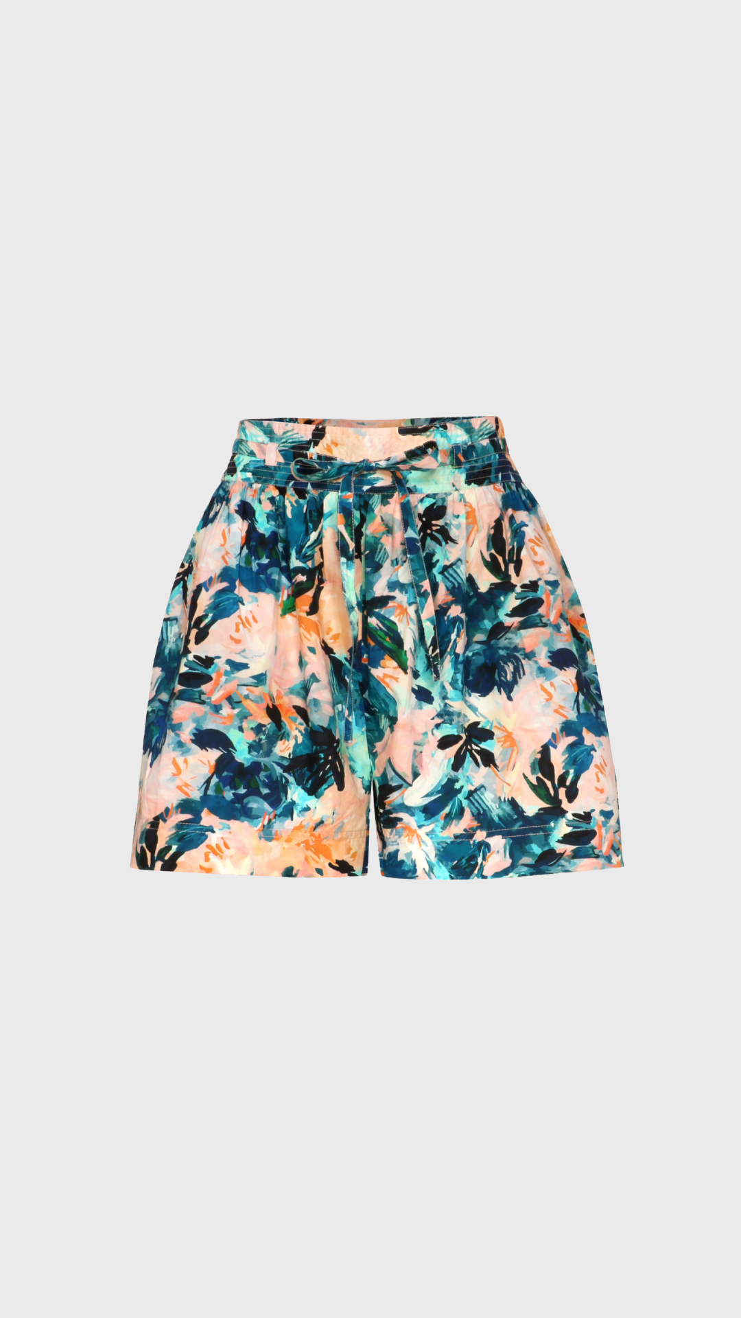 Ulla Johnson Rowan Floral Short in Delphinium