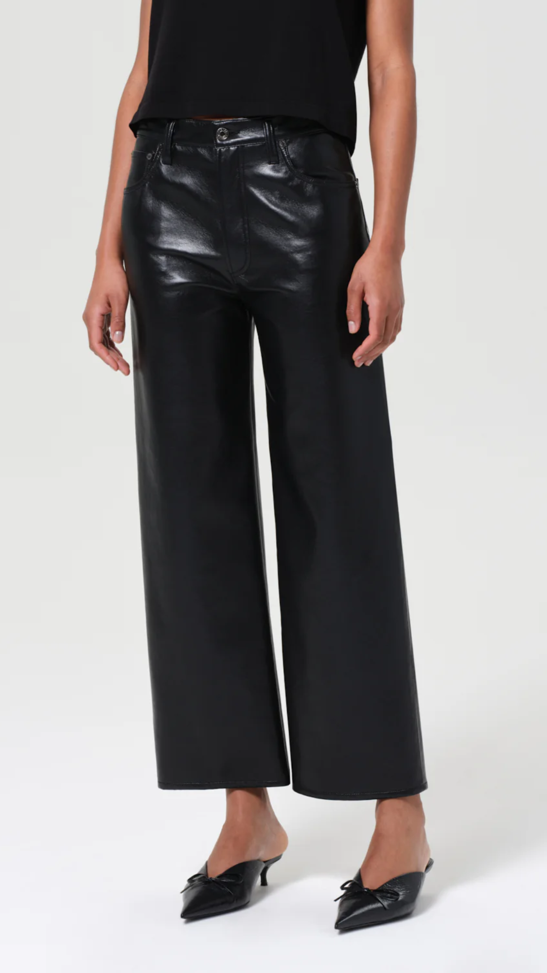 Agolde Ren Jean (Recycled Leather) in Detox