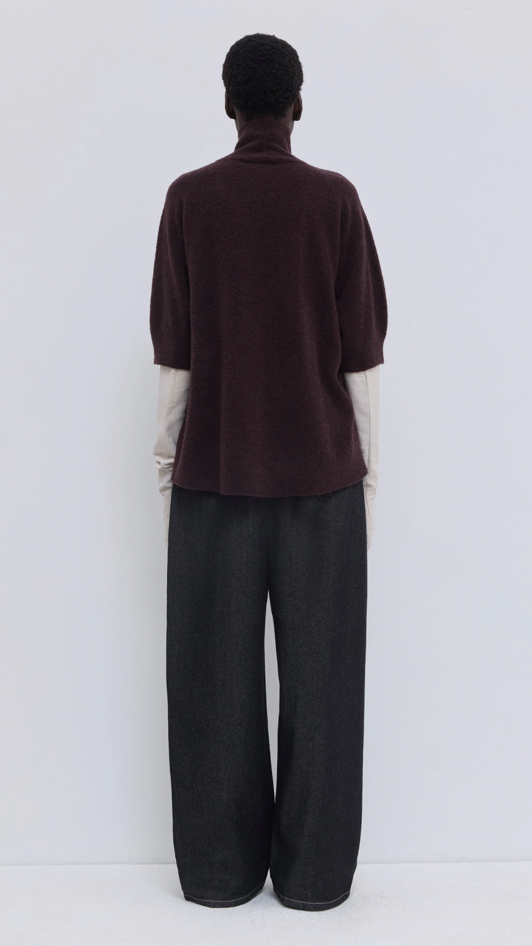 Christian Wijnants Kaluhu Sweater in Deep Plum