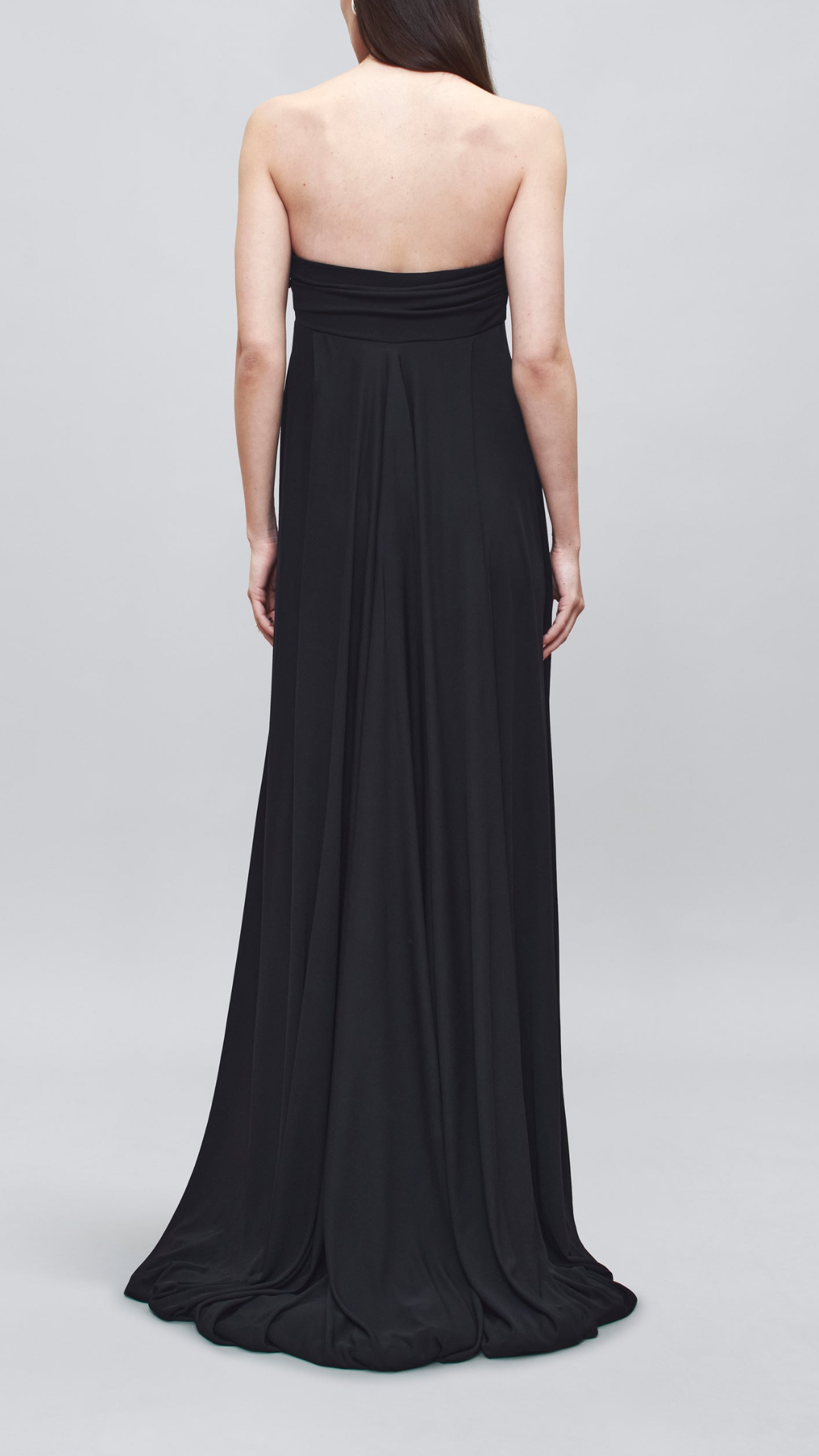 Kallmeyer Naomi Gown in Matte Jersey Black