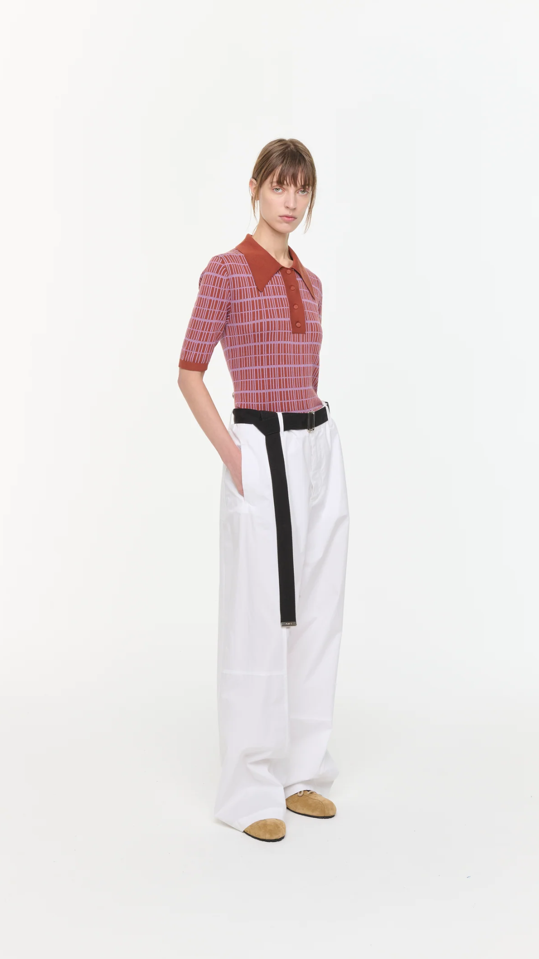 Plan C Trousers in White