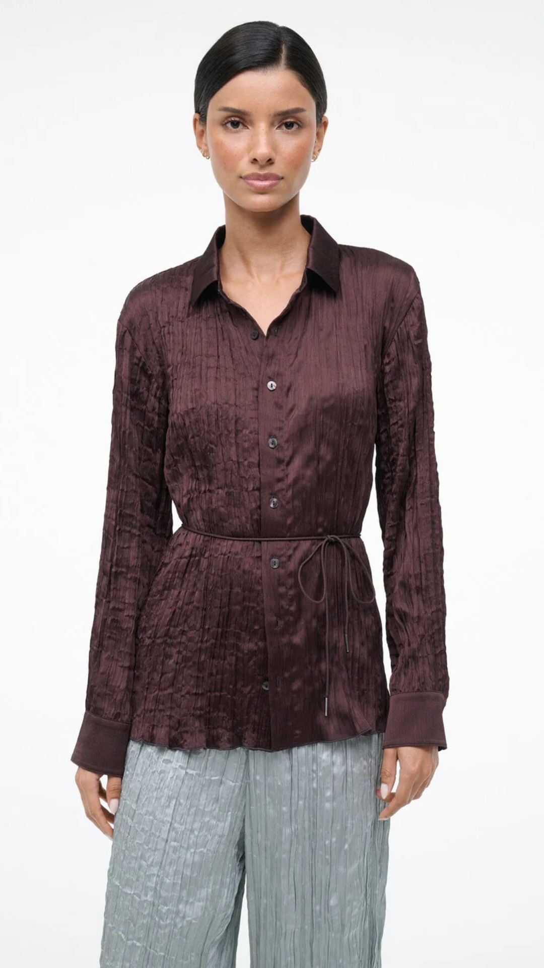 Staud Suki Shirt in Earth