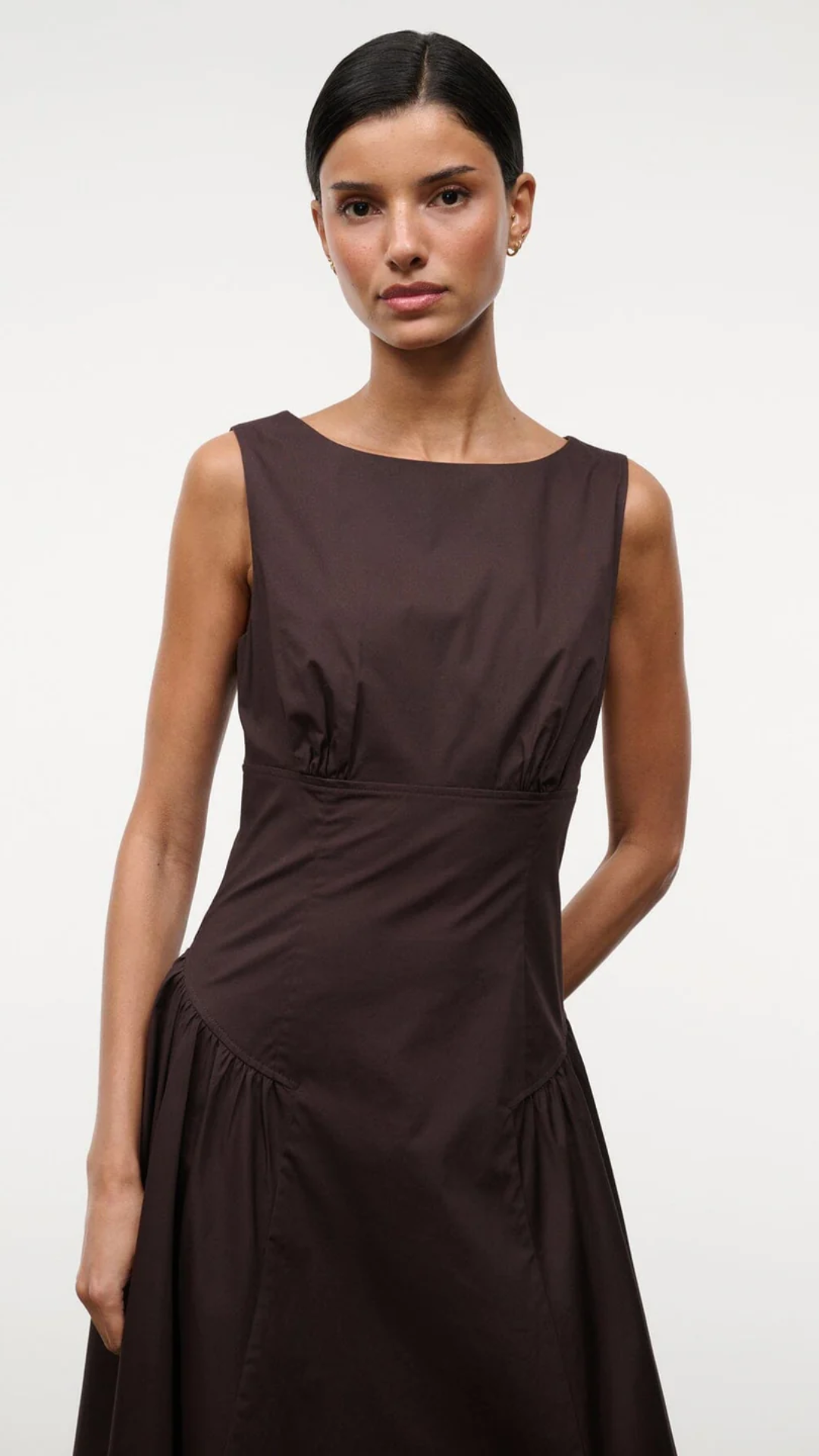 Staud Gwen Dress in Earth