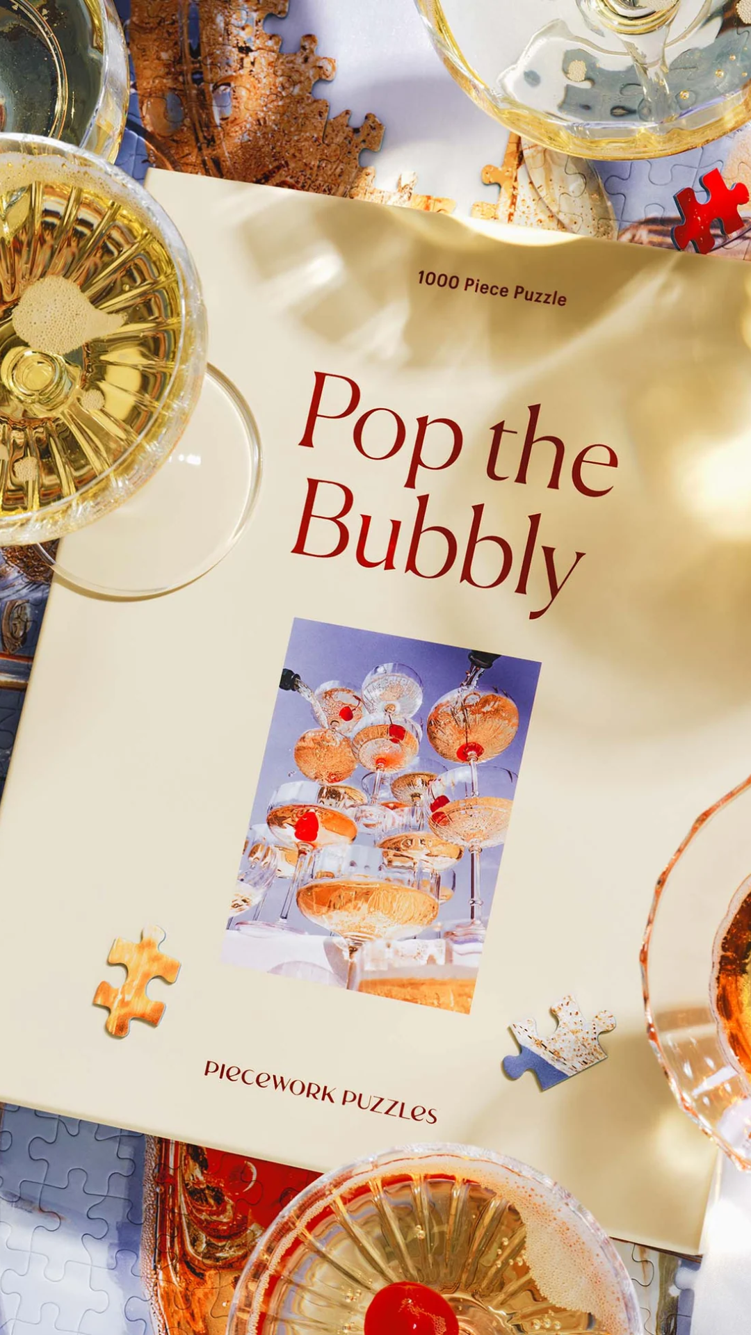 Piecework Puzzles Merry and Bright 1000 Piece Puzzle