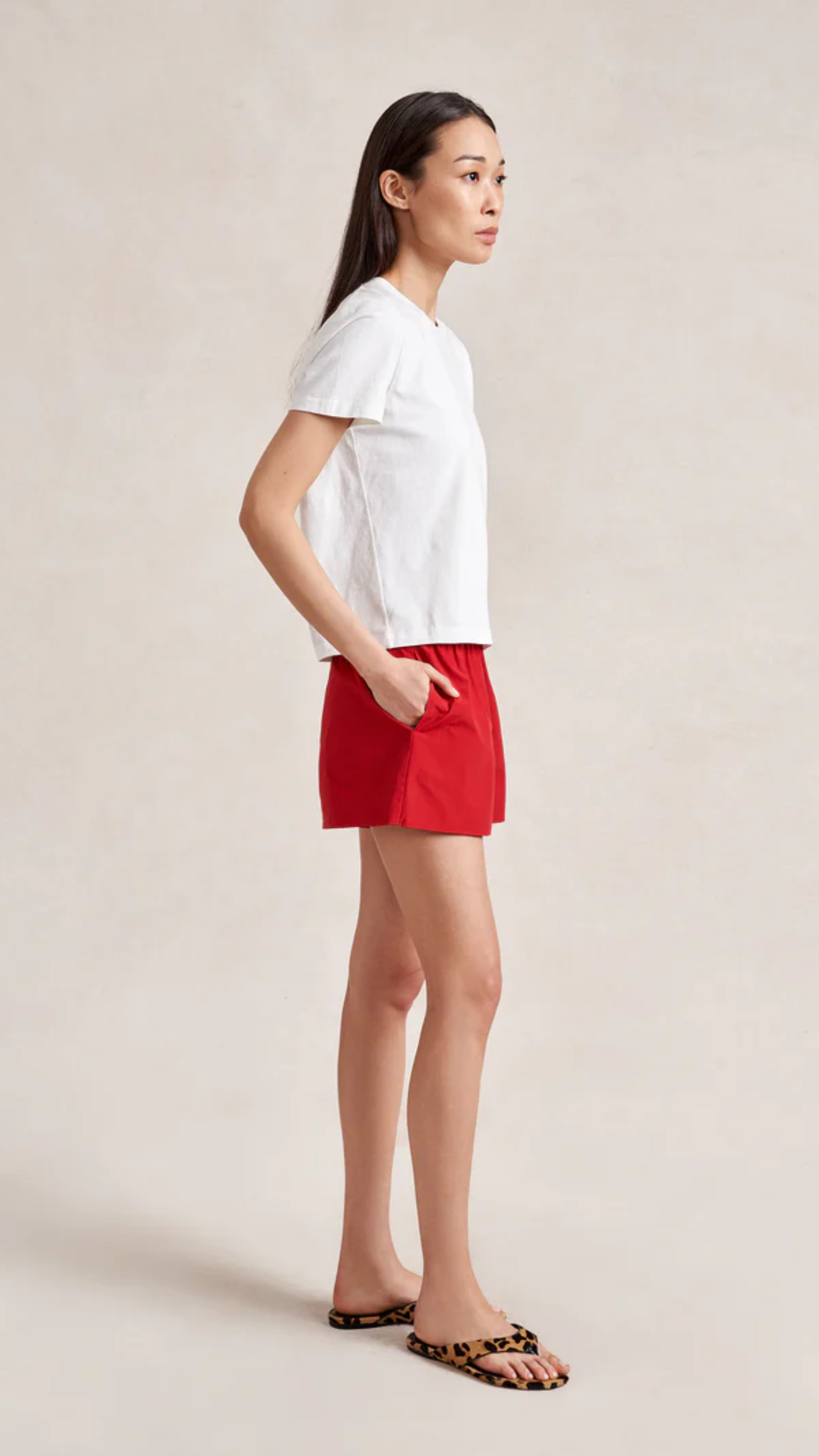 La Ligne Avalon Short in Lipstick