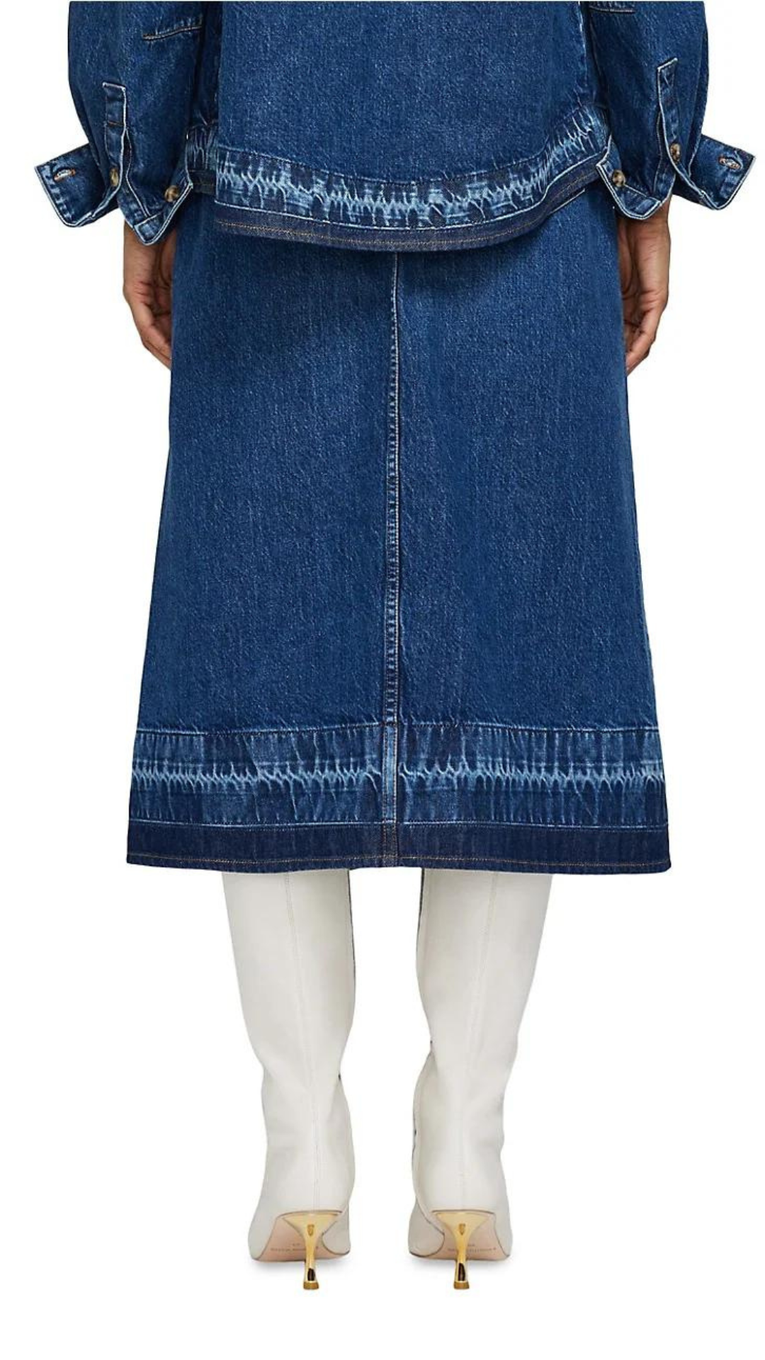 Simkhai Della Release Hem Midi Skirt