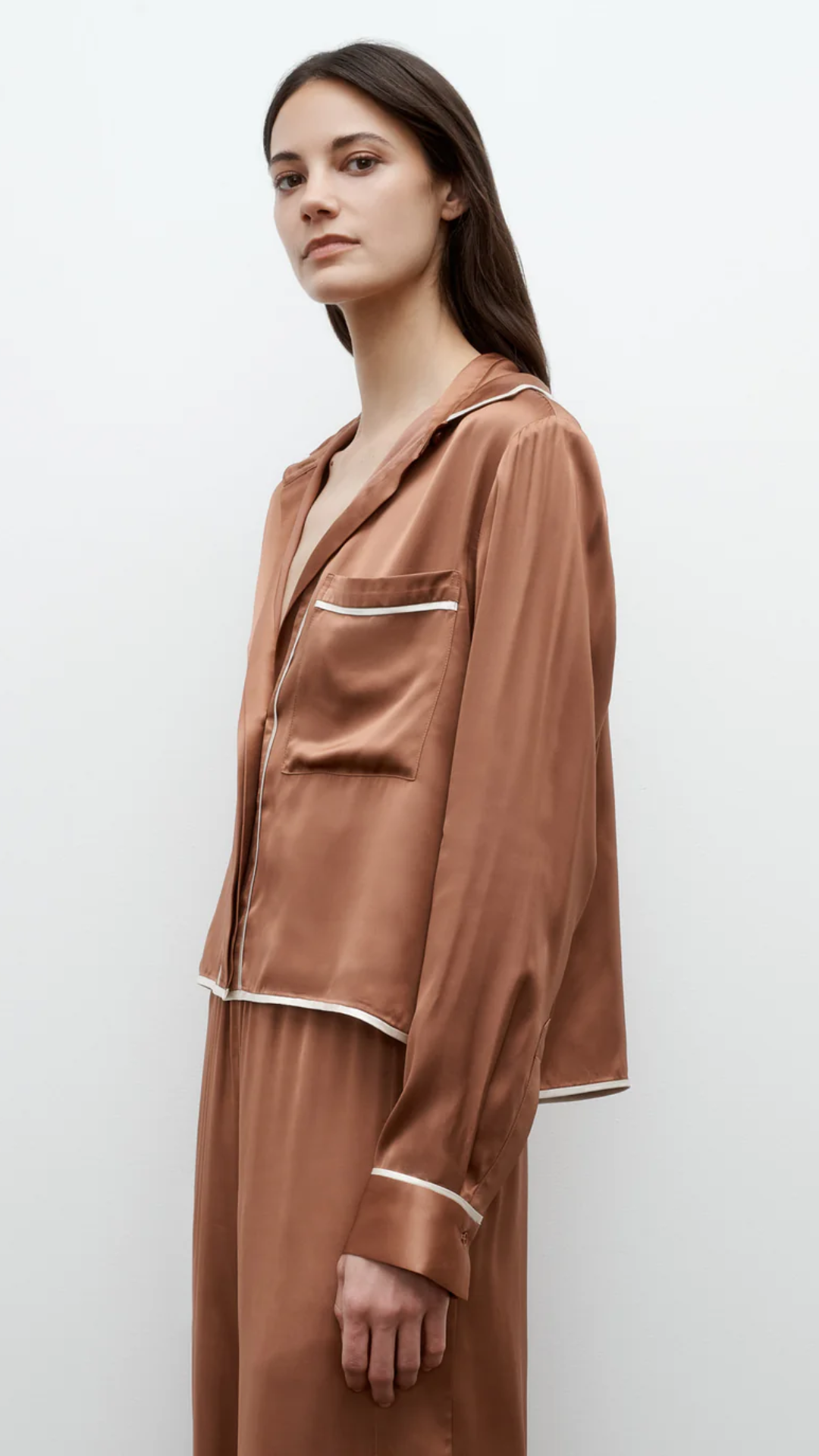 TWP Sleepover Shirt in Argan Oil