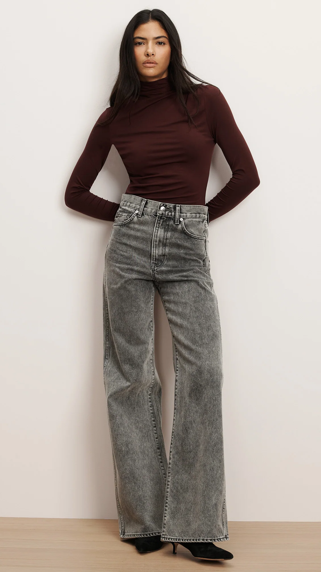 Veronica Beard Mylie Top in Raisin