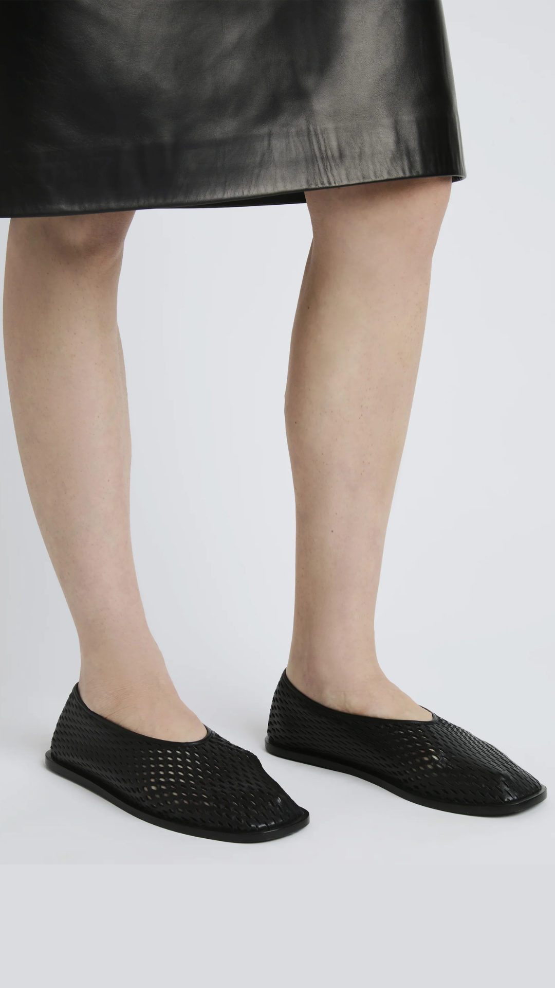 Proenza Schouler Square Perforated Slippers