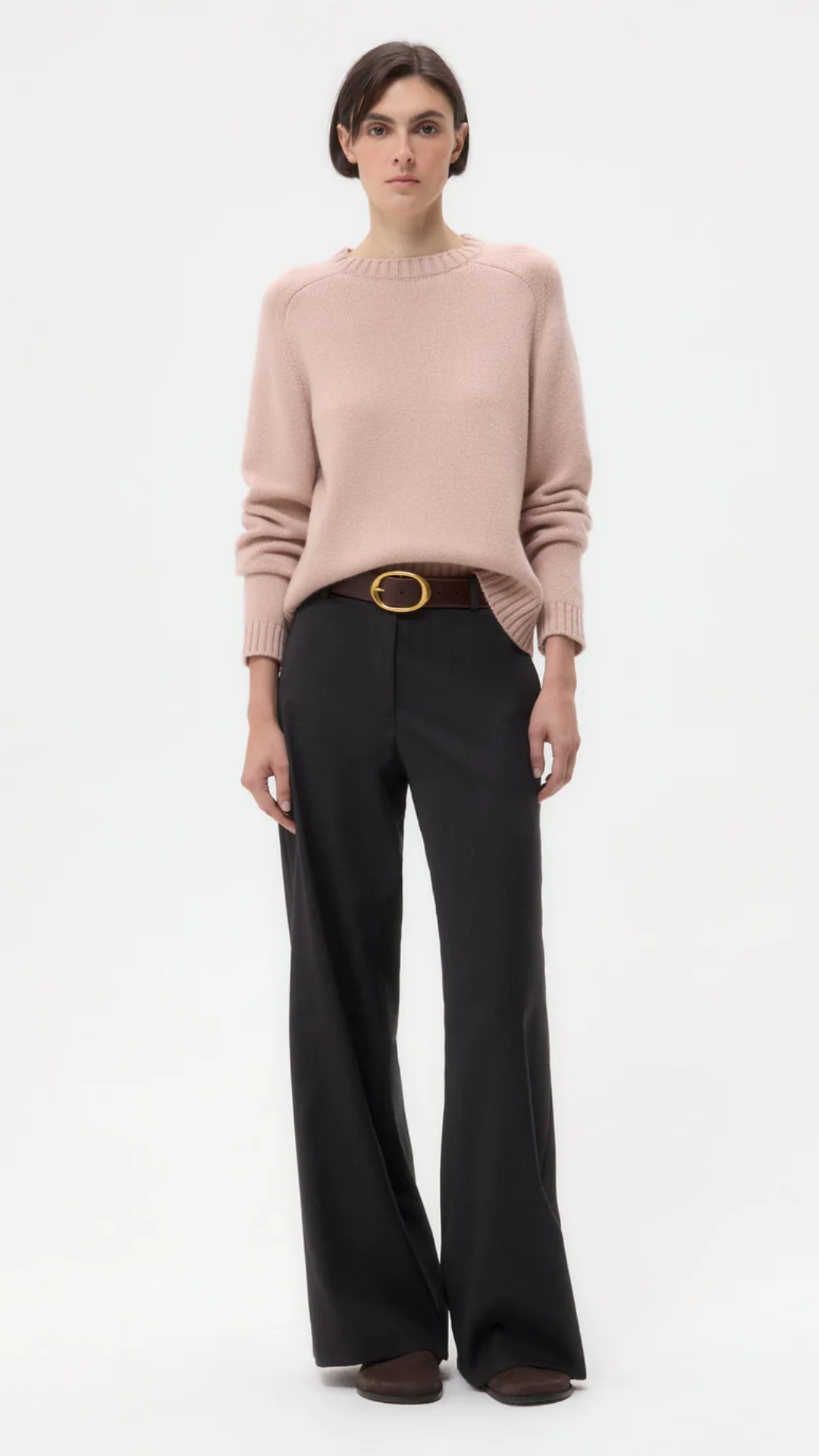 TWP New Jill Crewneck Sweater in Blush