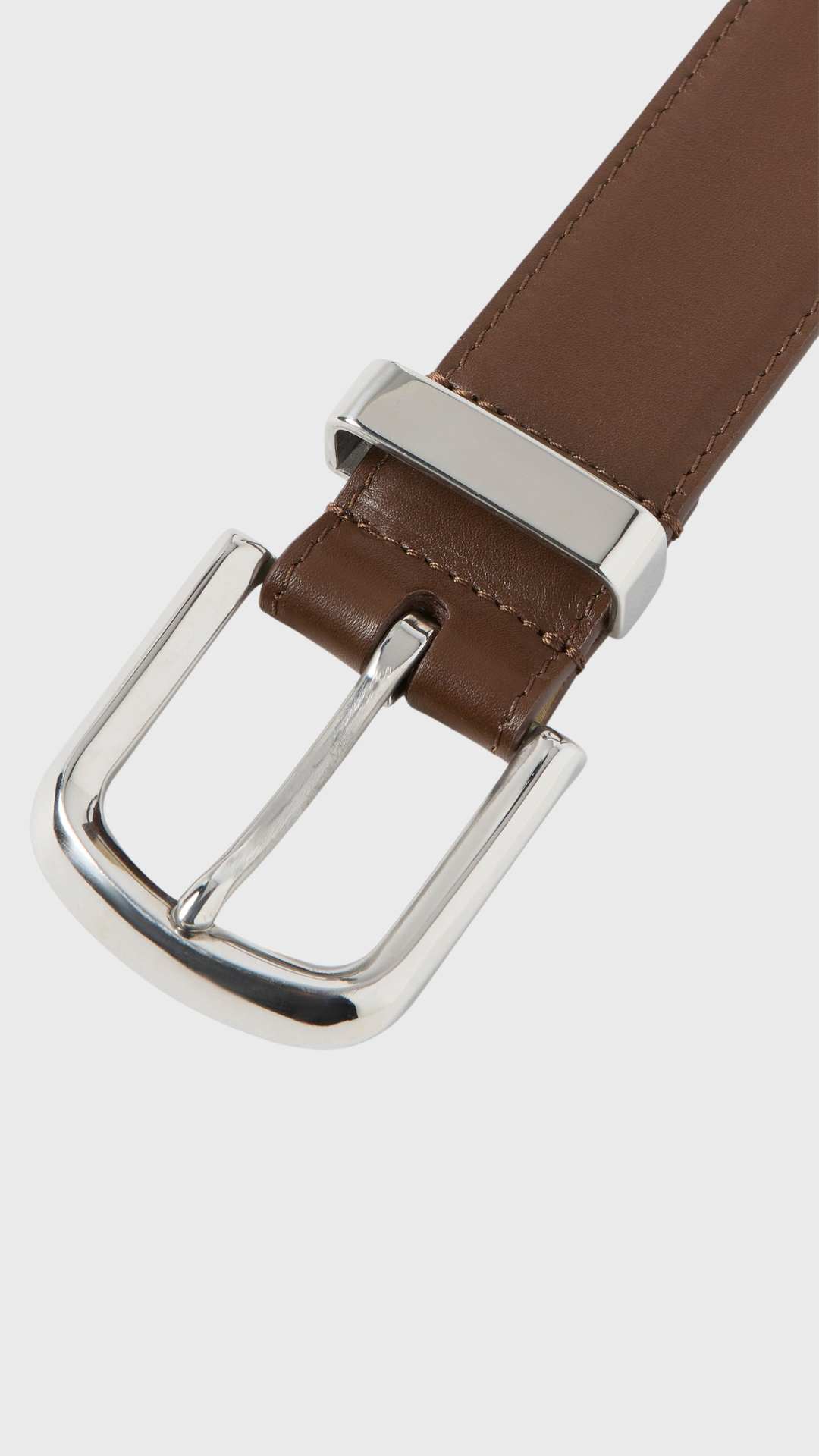 Kallmeyer Johnson Belt in Praline/Silver