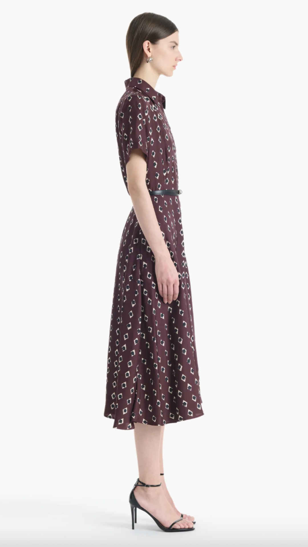 Altuzarra Kiera Dress in Deep Cherry
