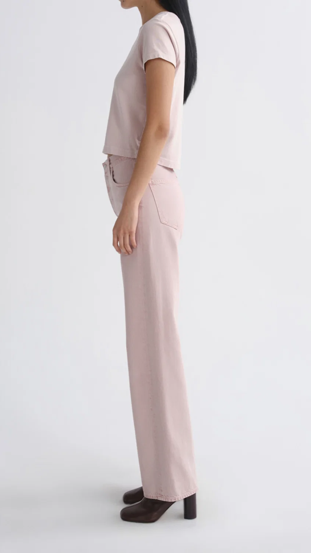 Agolde Ren 32" Flyweight Jean in Wallflower
