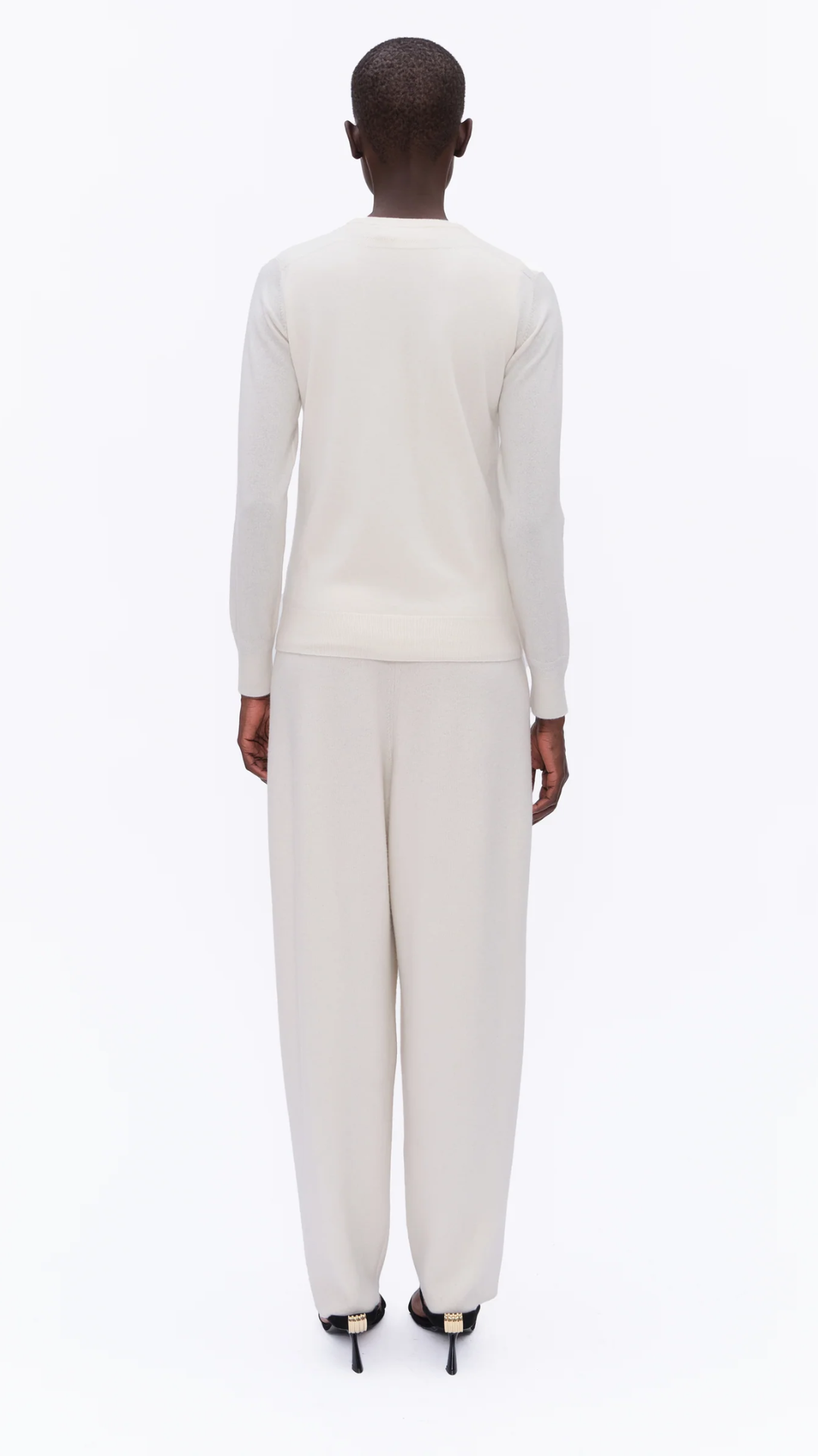 Arch 4 Nappa Cardigan in Ivory