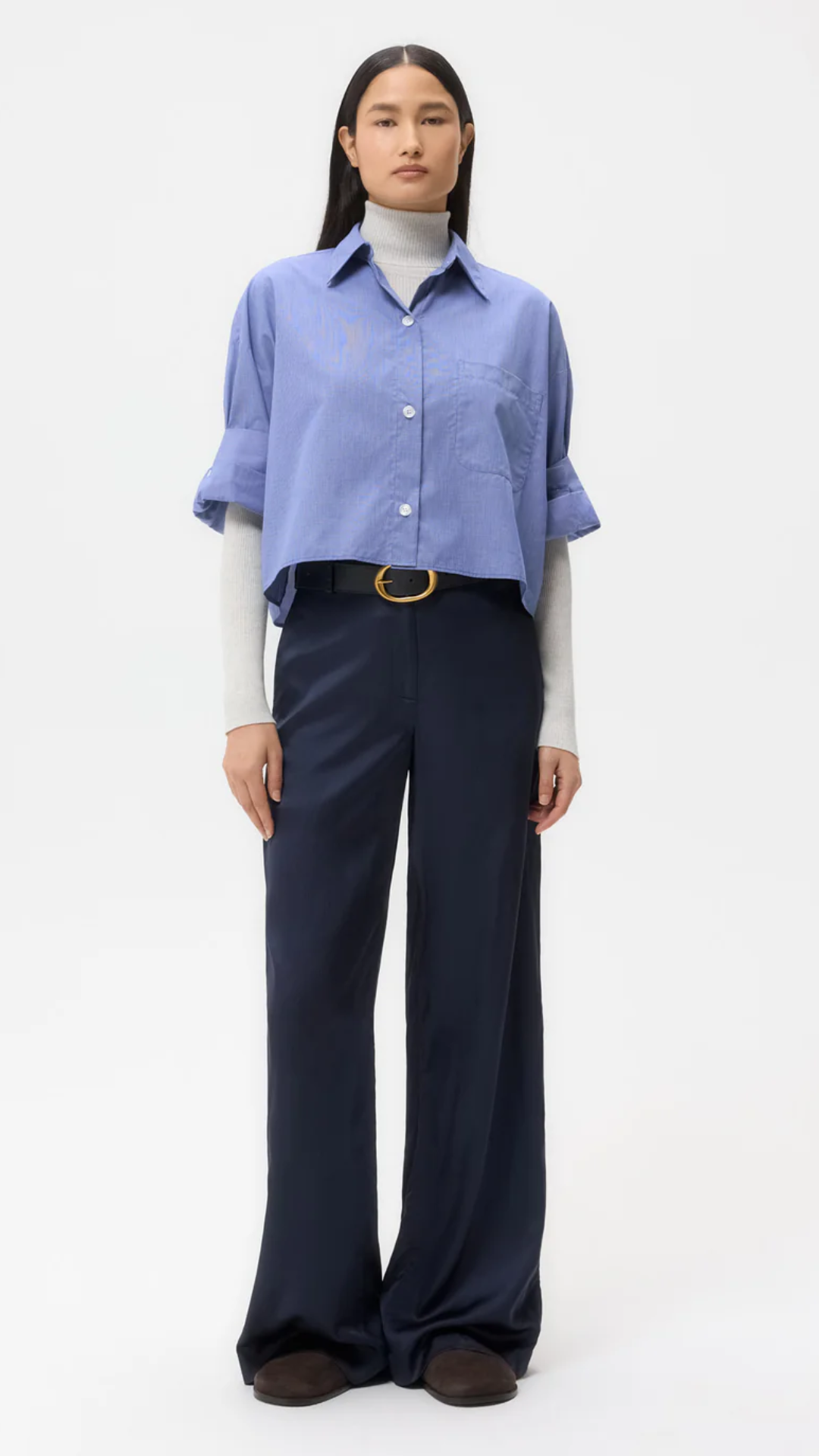 TWP Next Ex Top in White/Navy