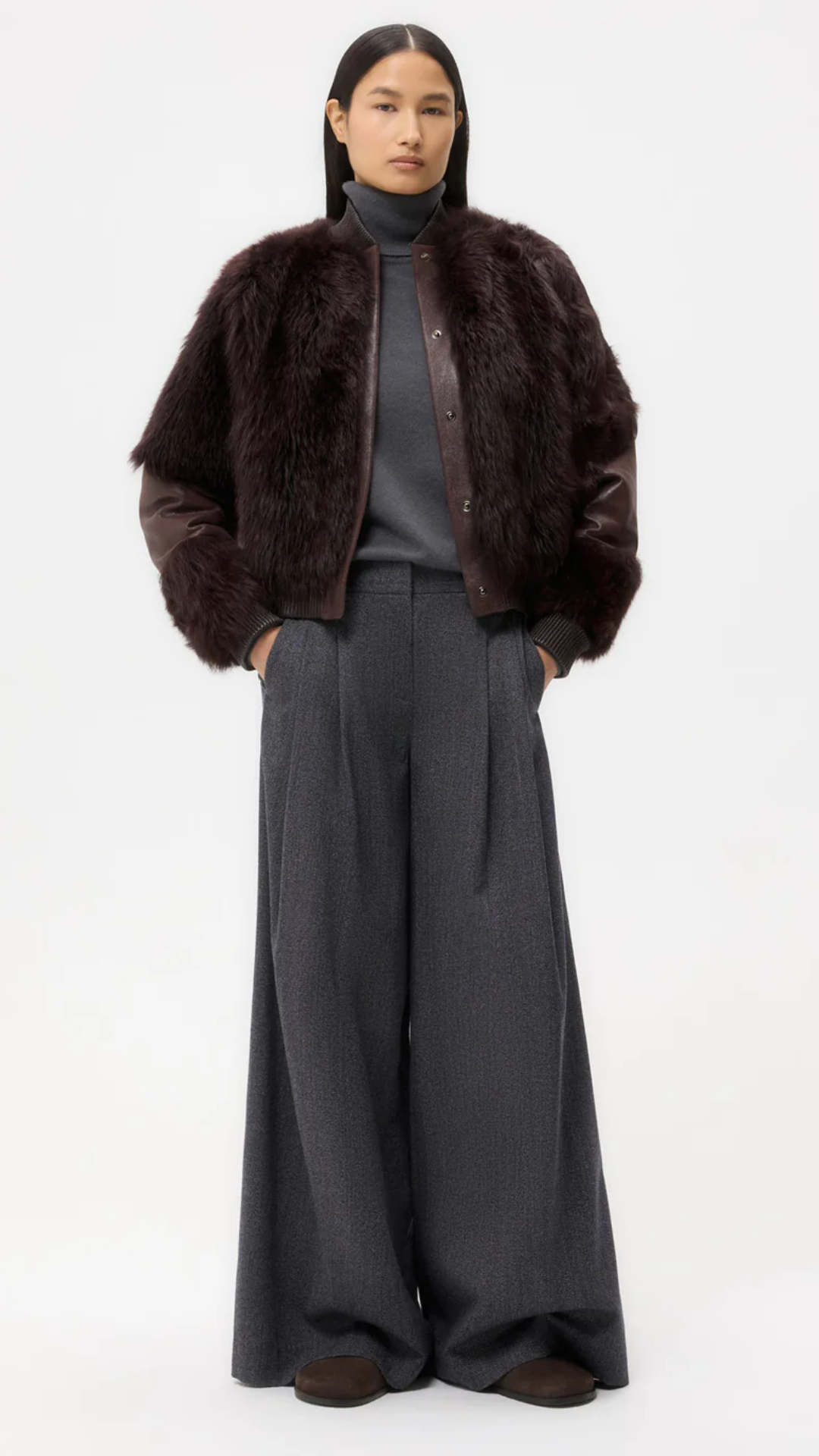 TWP Marnie Jacket in Deep Red Wine