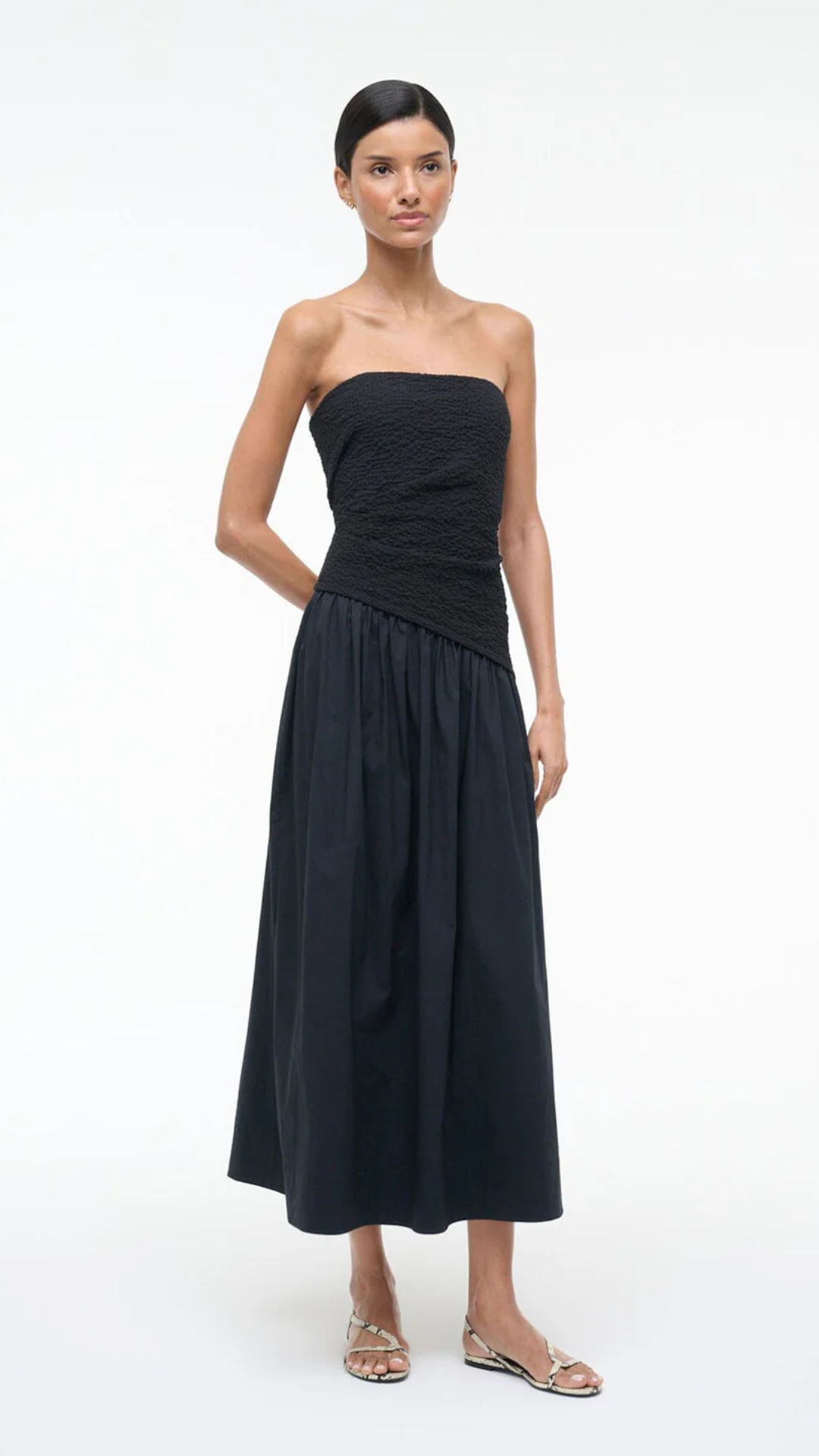 Staud Nia Dress in Black