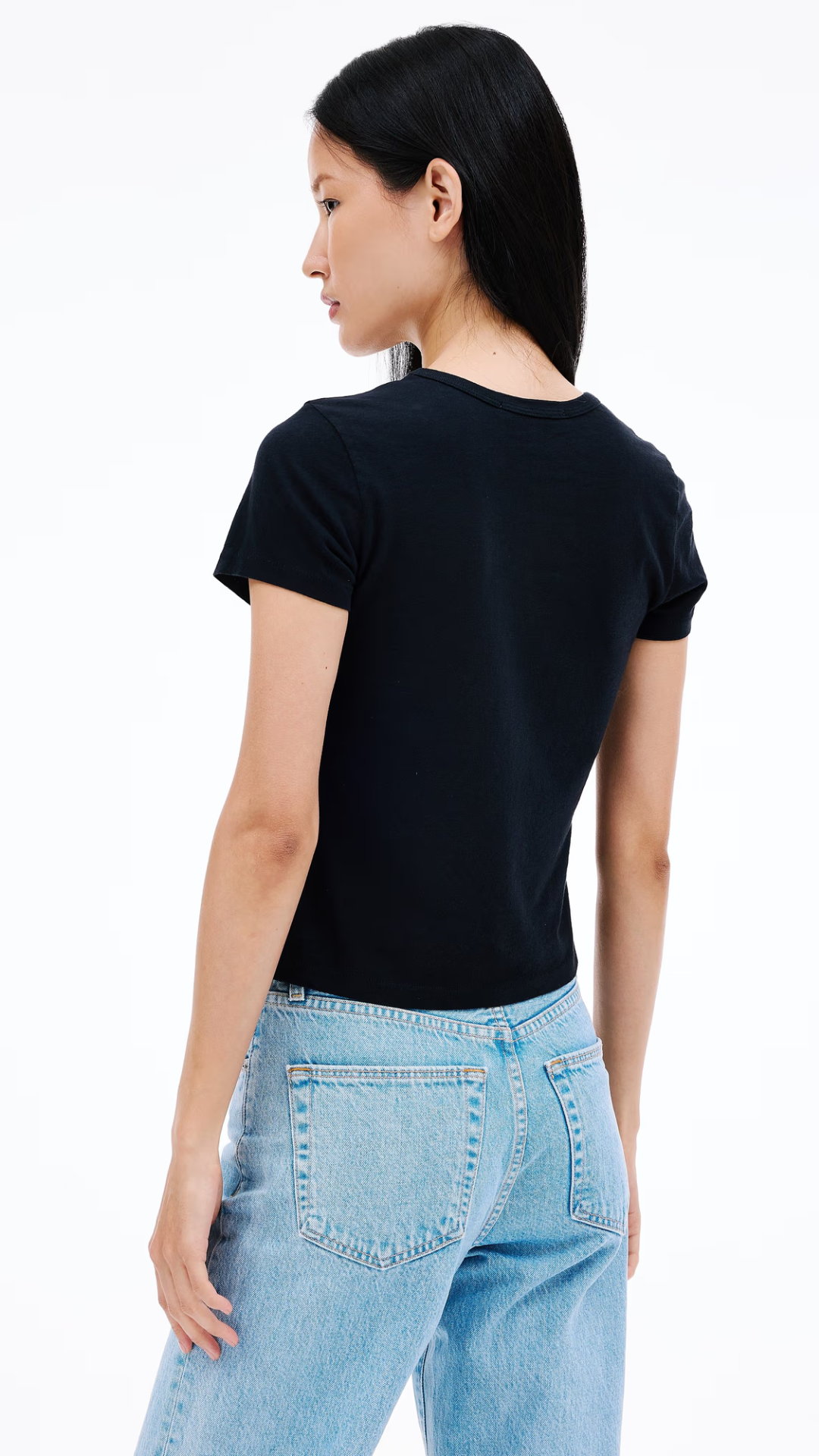 Slvrlake Baby Tee in Raven