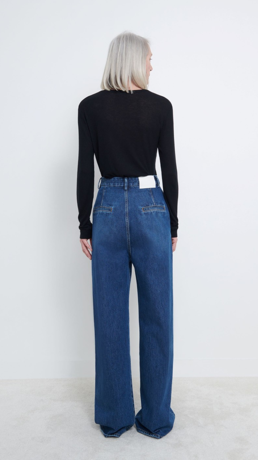 Loulou Studio Wide Leg Denim Pants