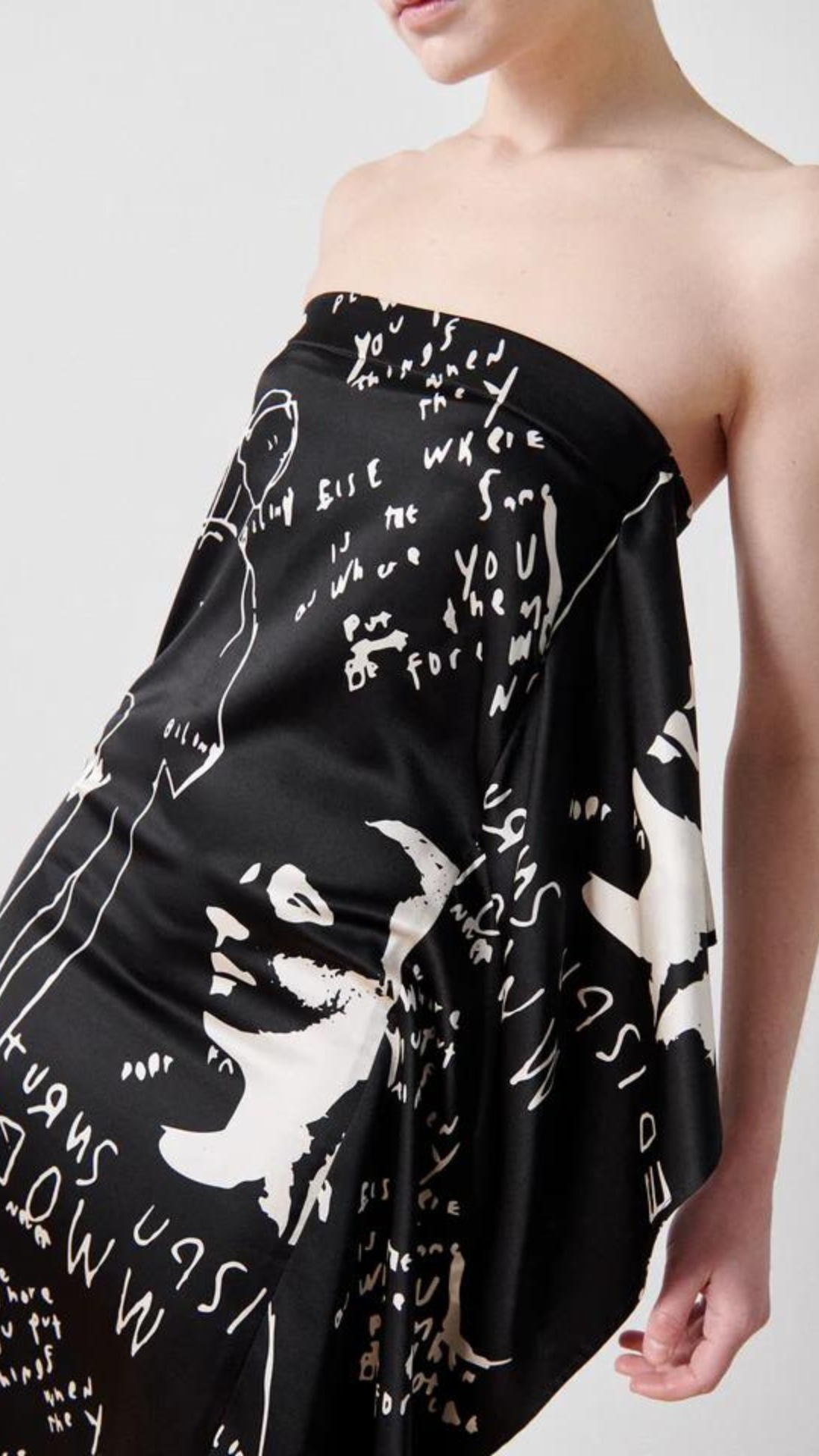 Zero & Maria Cornejo Strapless Rectangle Dress