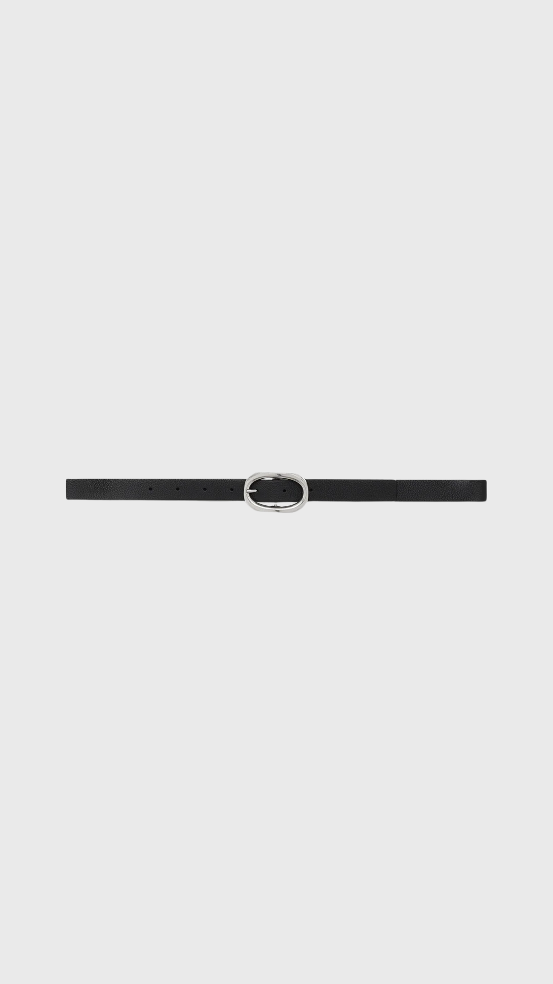 Anine Bing Small Signature Link Belt in Black