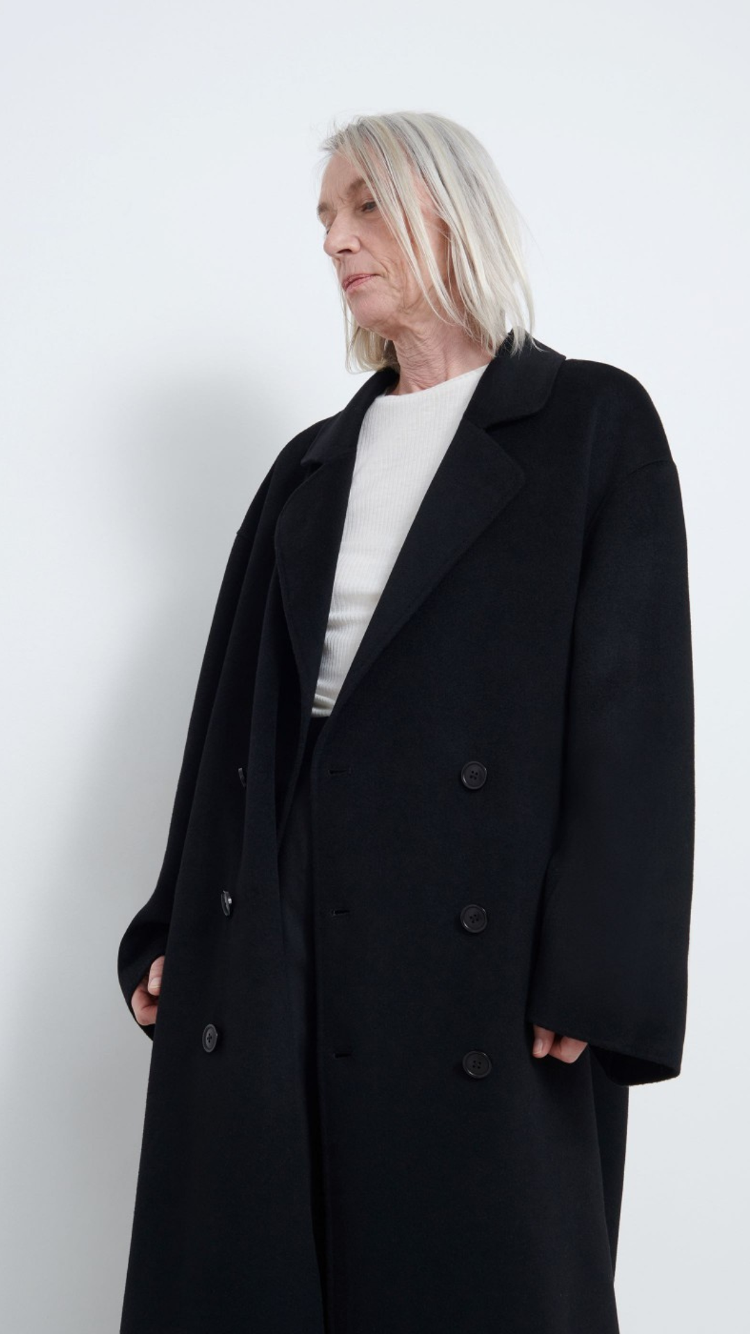 Loulou Studio Borneo Wool Midi Coat