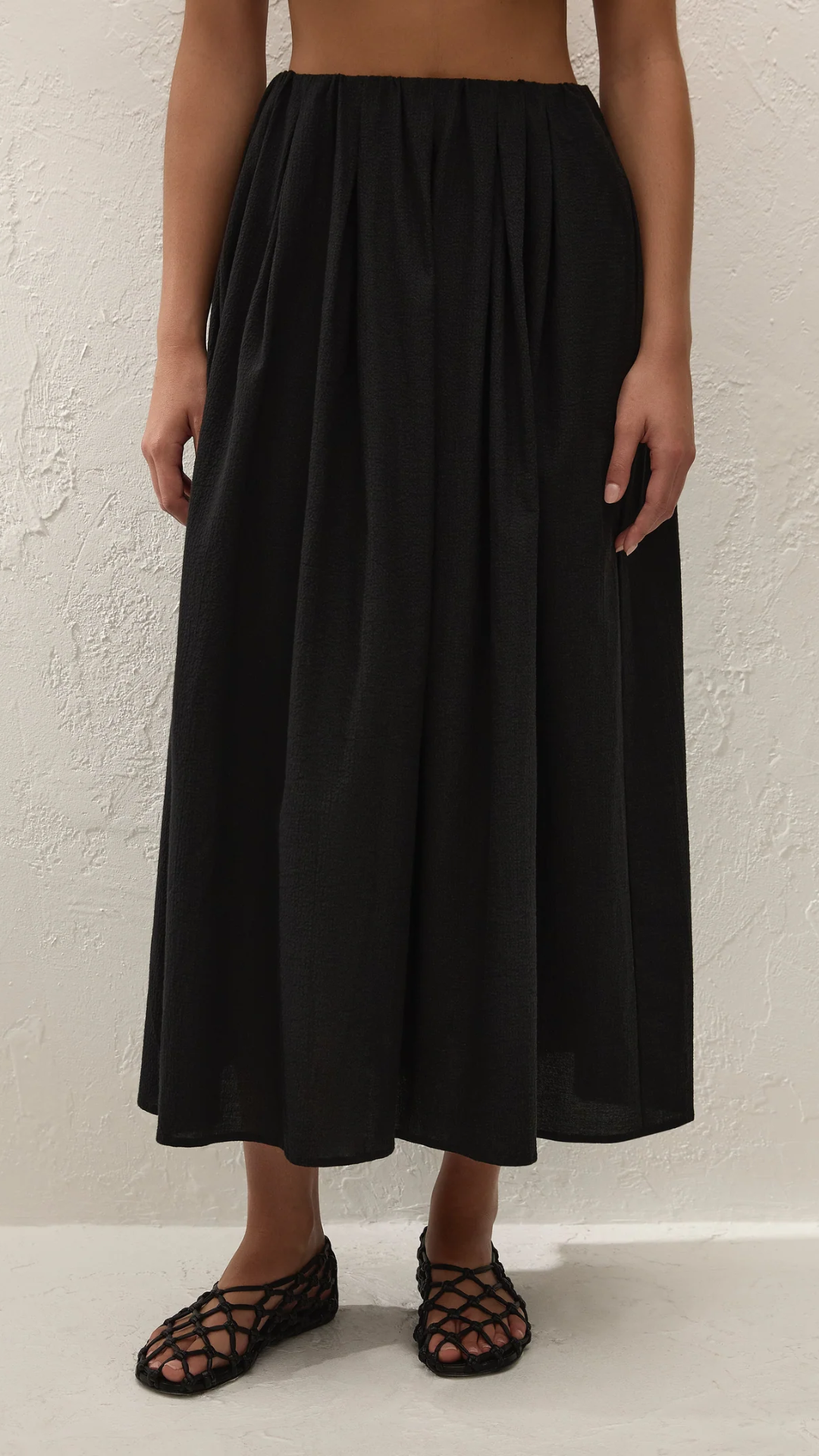 Faithfull Astrid Skirt in Black