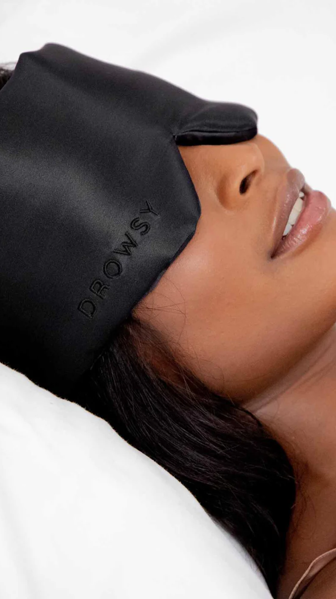 Drowsy Sleep Mask in Black Jade