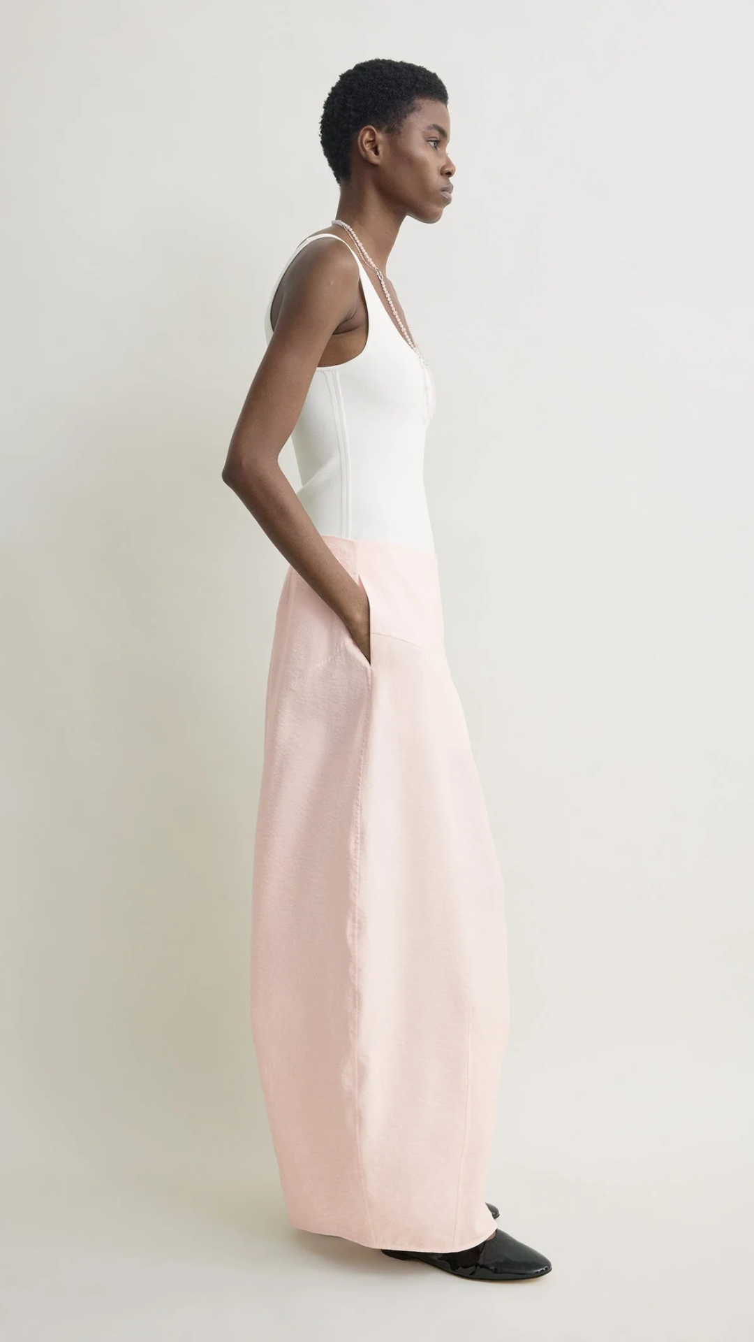Toteme Parachute Skirt in Bloom