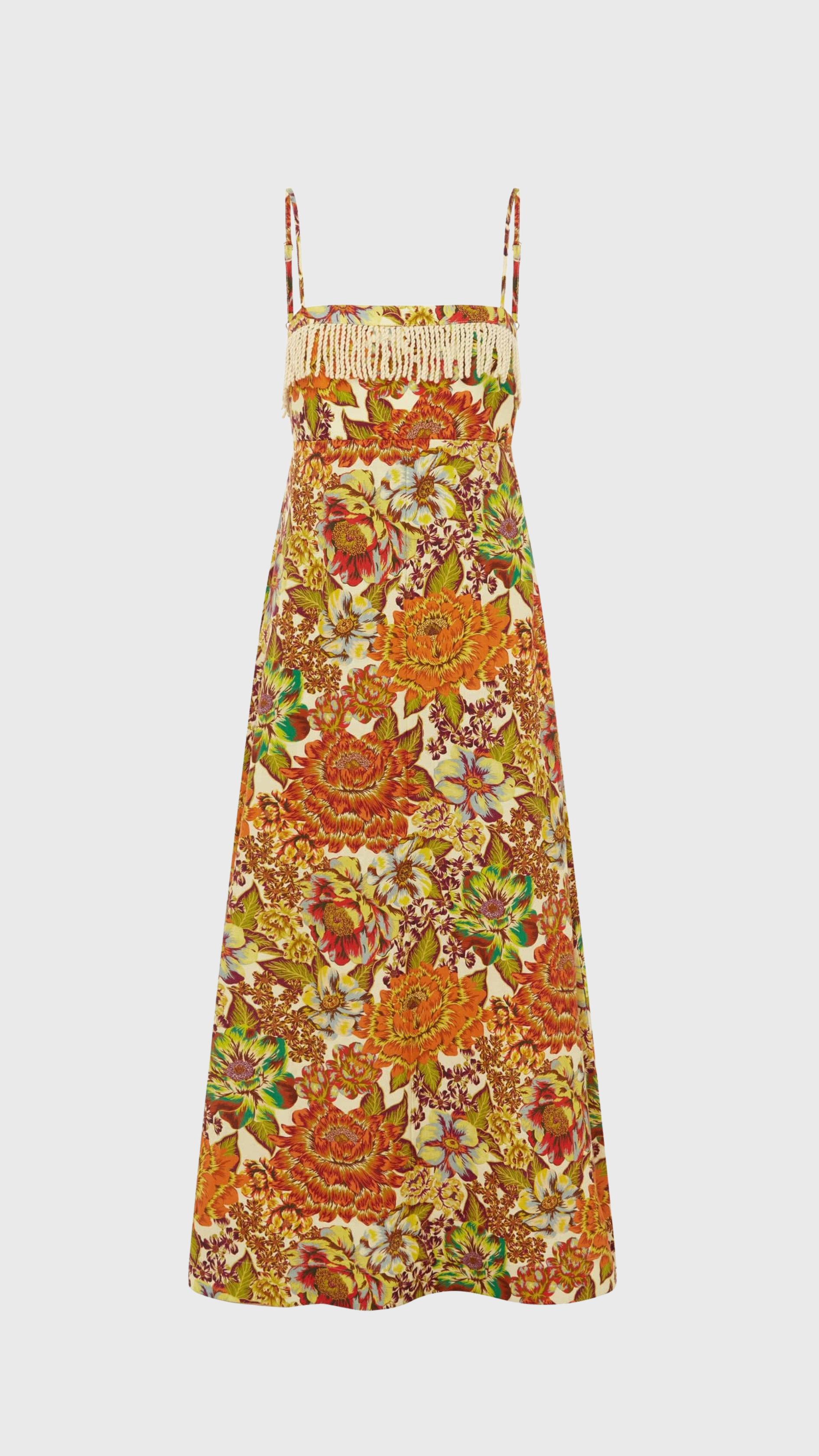 Alemais Lana Square Neck Day Dress in Multi